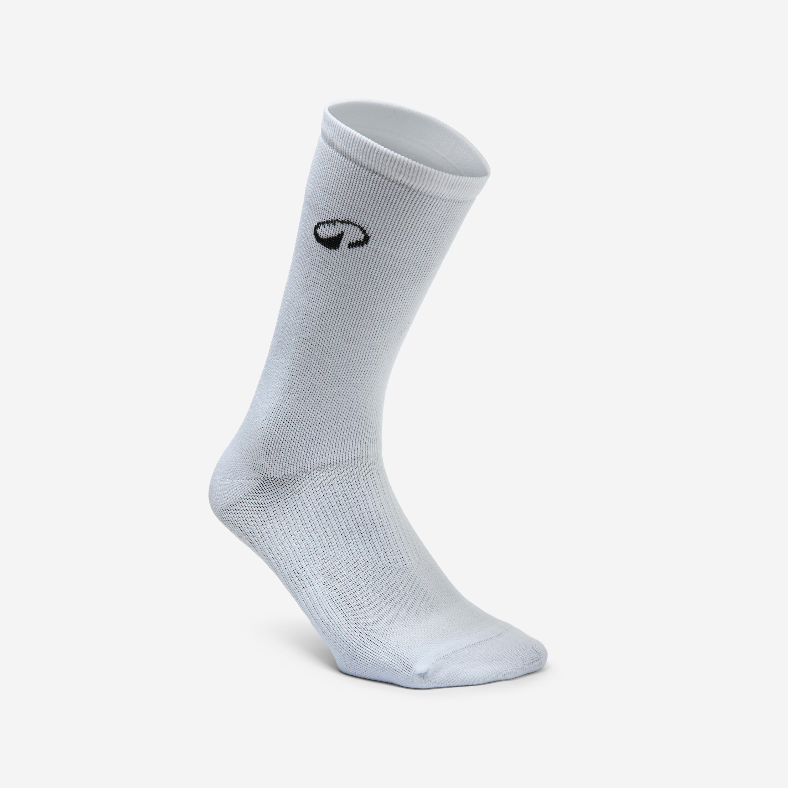 Chaussettes de fitness mi-mollet X3, blanc 2/7