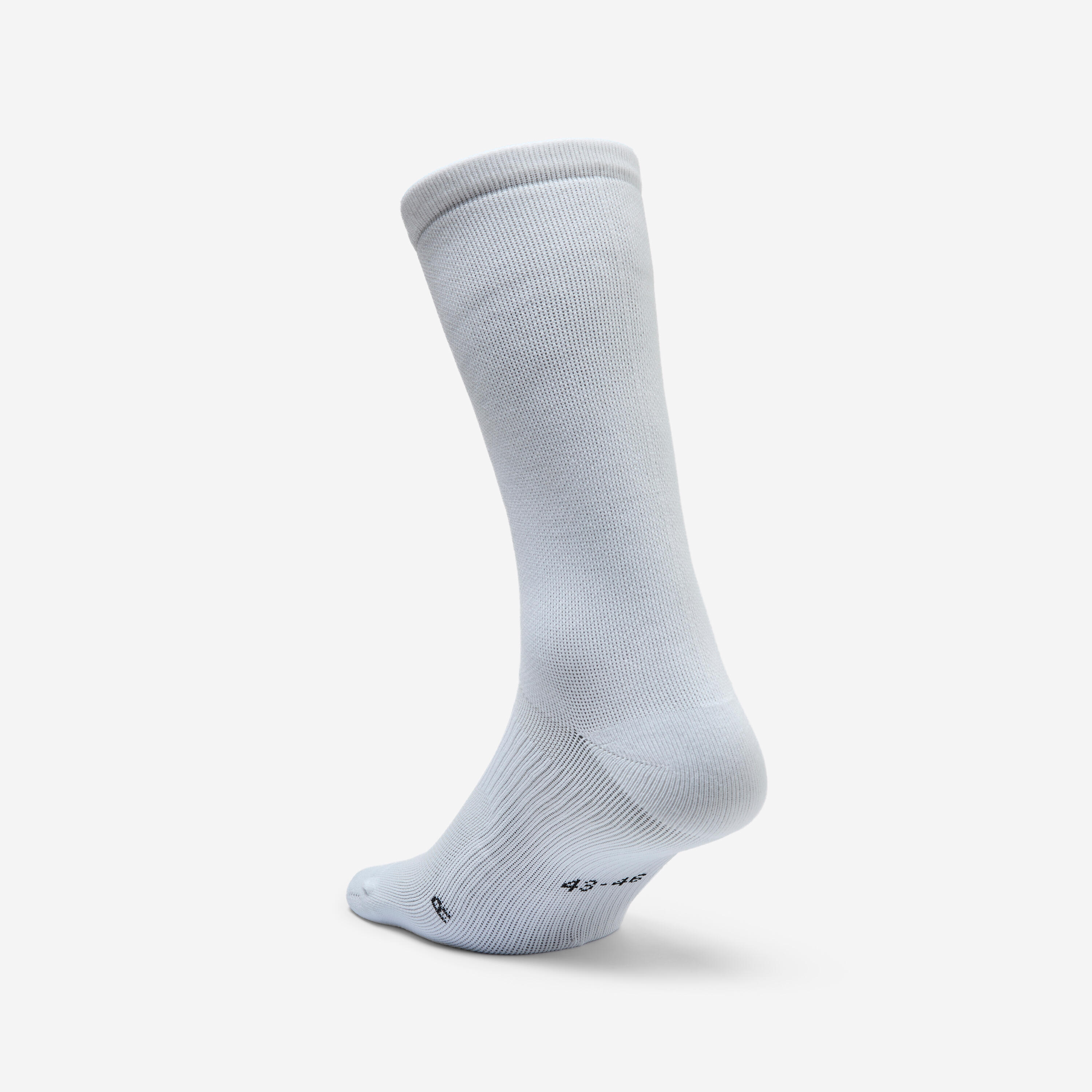 Chaussettes de fitness mi-mollet X3, blanc 5/7