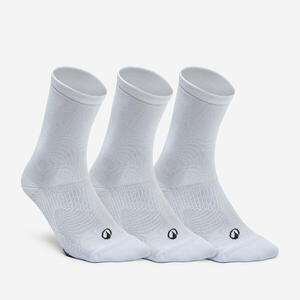 Calcetines Fitness Blanco Media Caña x3