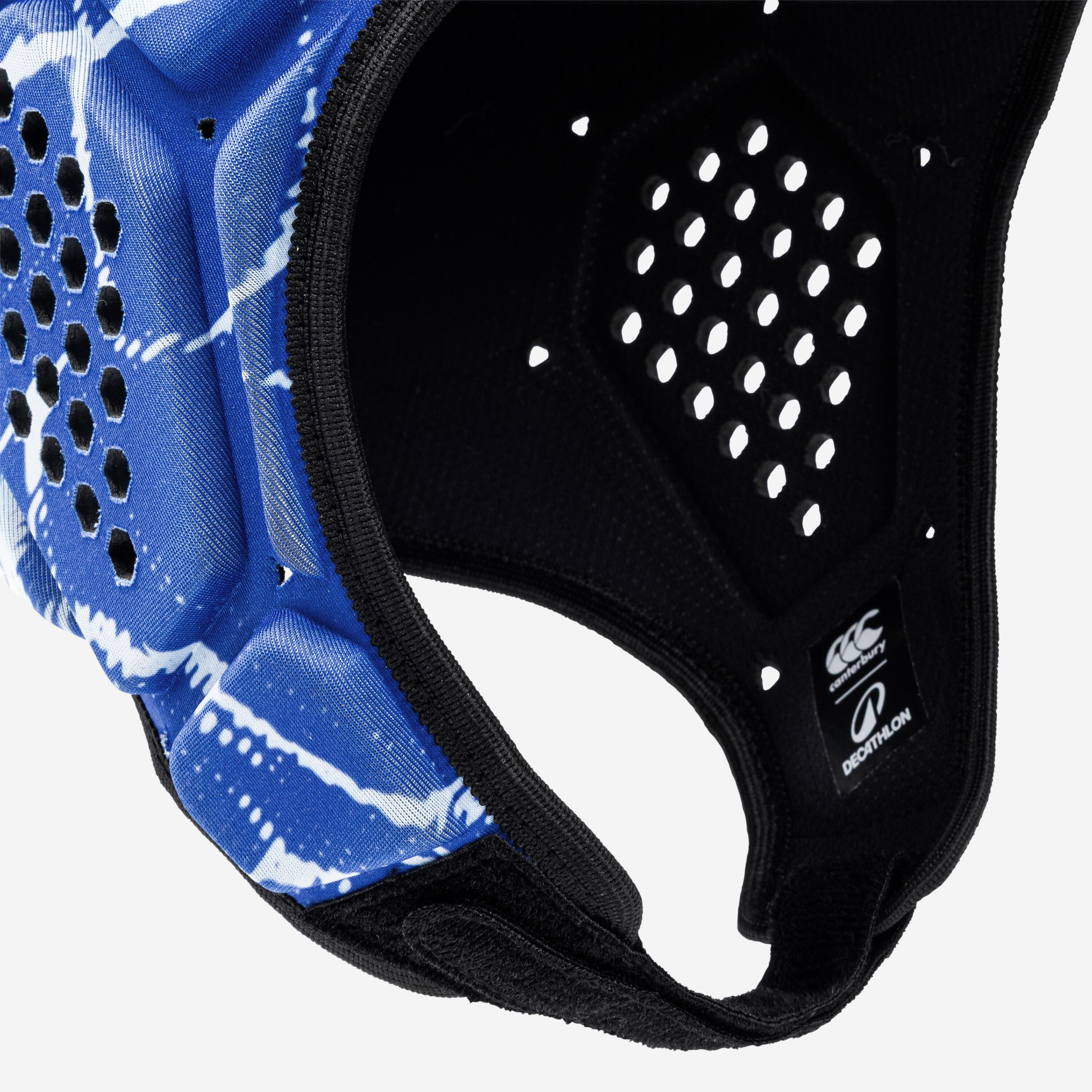 Casco de rugby adulto, Casco R500 Decathlon | Canterbury azul 3/5