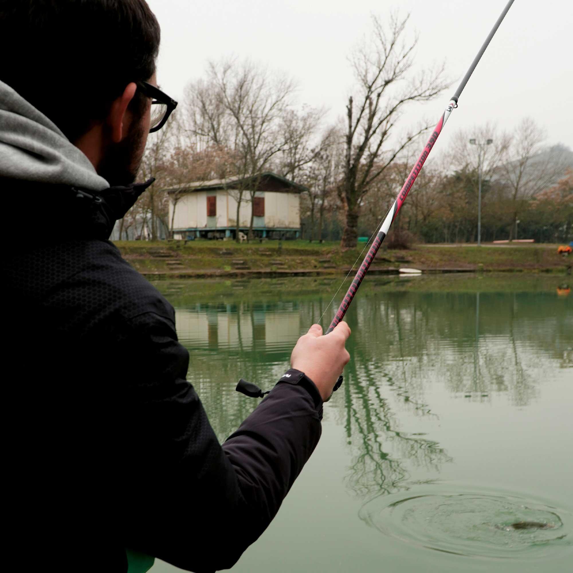 Canna pesca trota lago striscio Maver TECNO TROUT azione 3 3,9m 5-12g 5/5