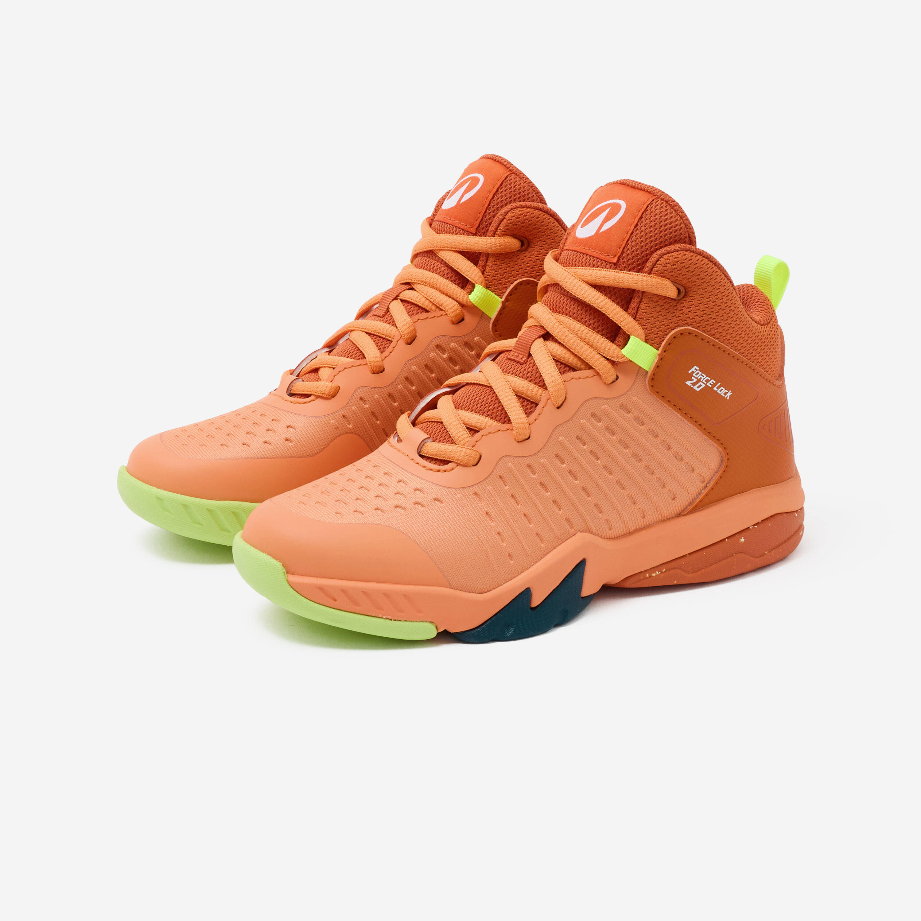 Kids' Basketball Shoes SS500 High Junior - Orange -  2