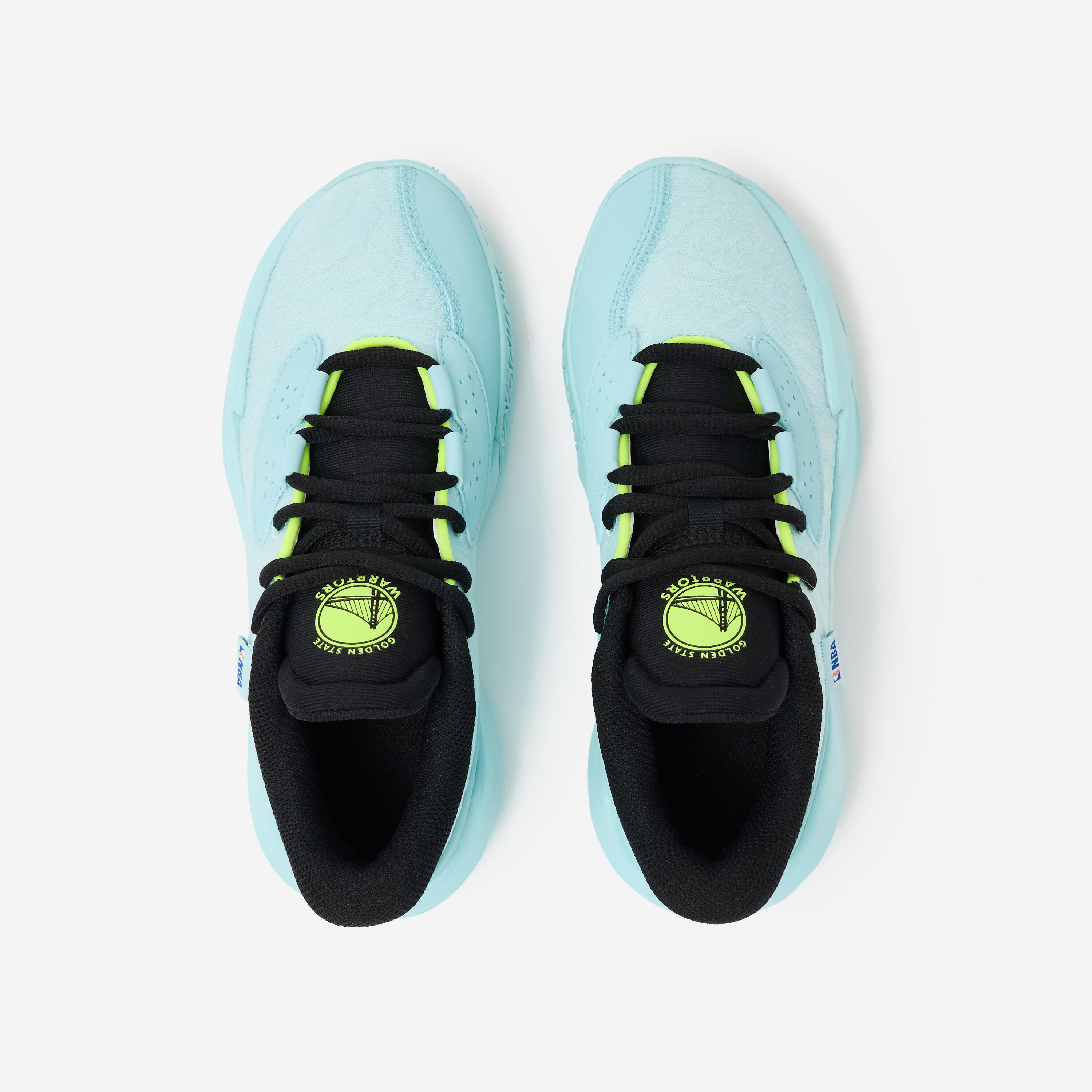 Sabatilles de bàsquet NBA Warriors nen - FAST 900 LOW blau 5/6