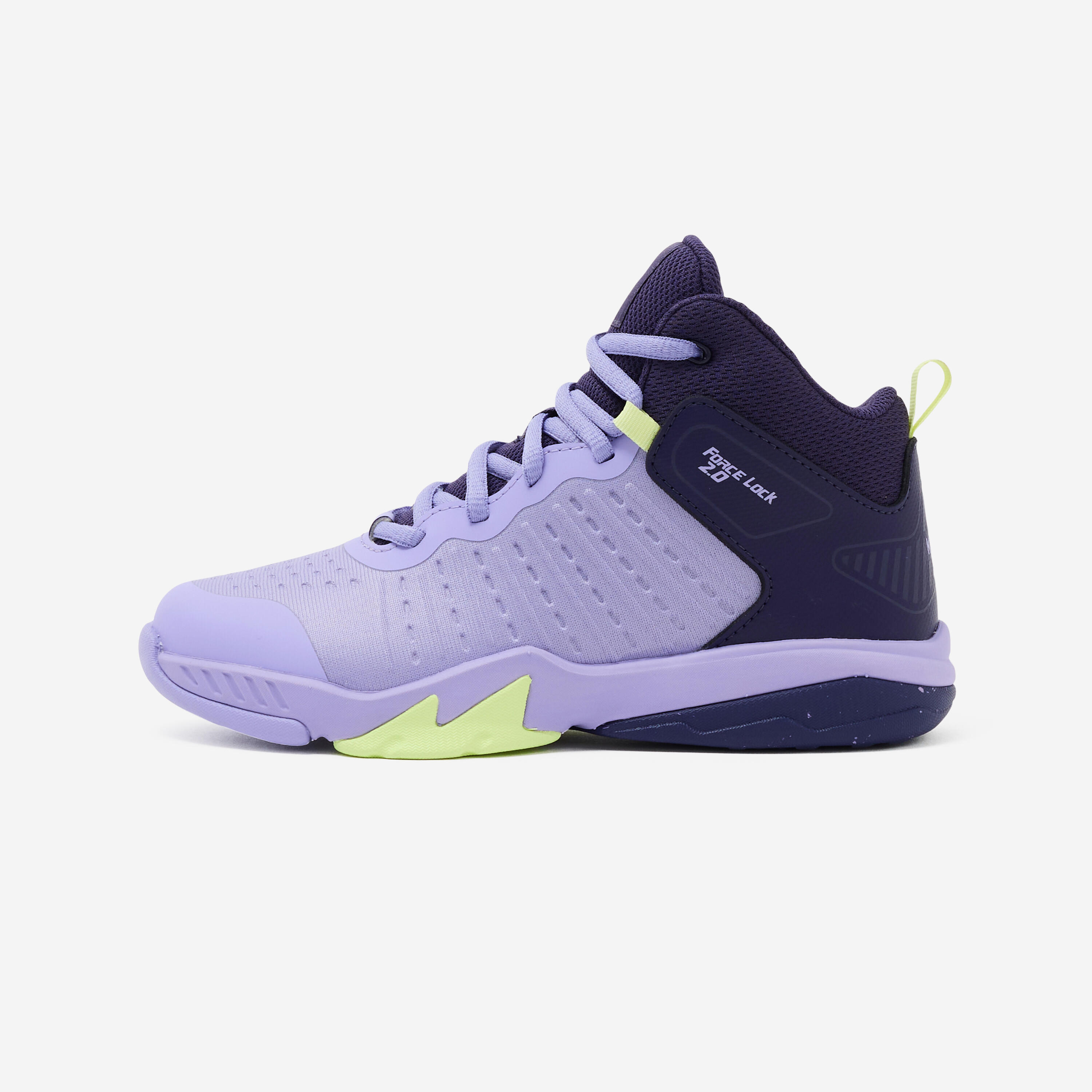 tarmak Kids' Basketball Shoes SS500 High Junior - Purple-picture-45