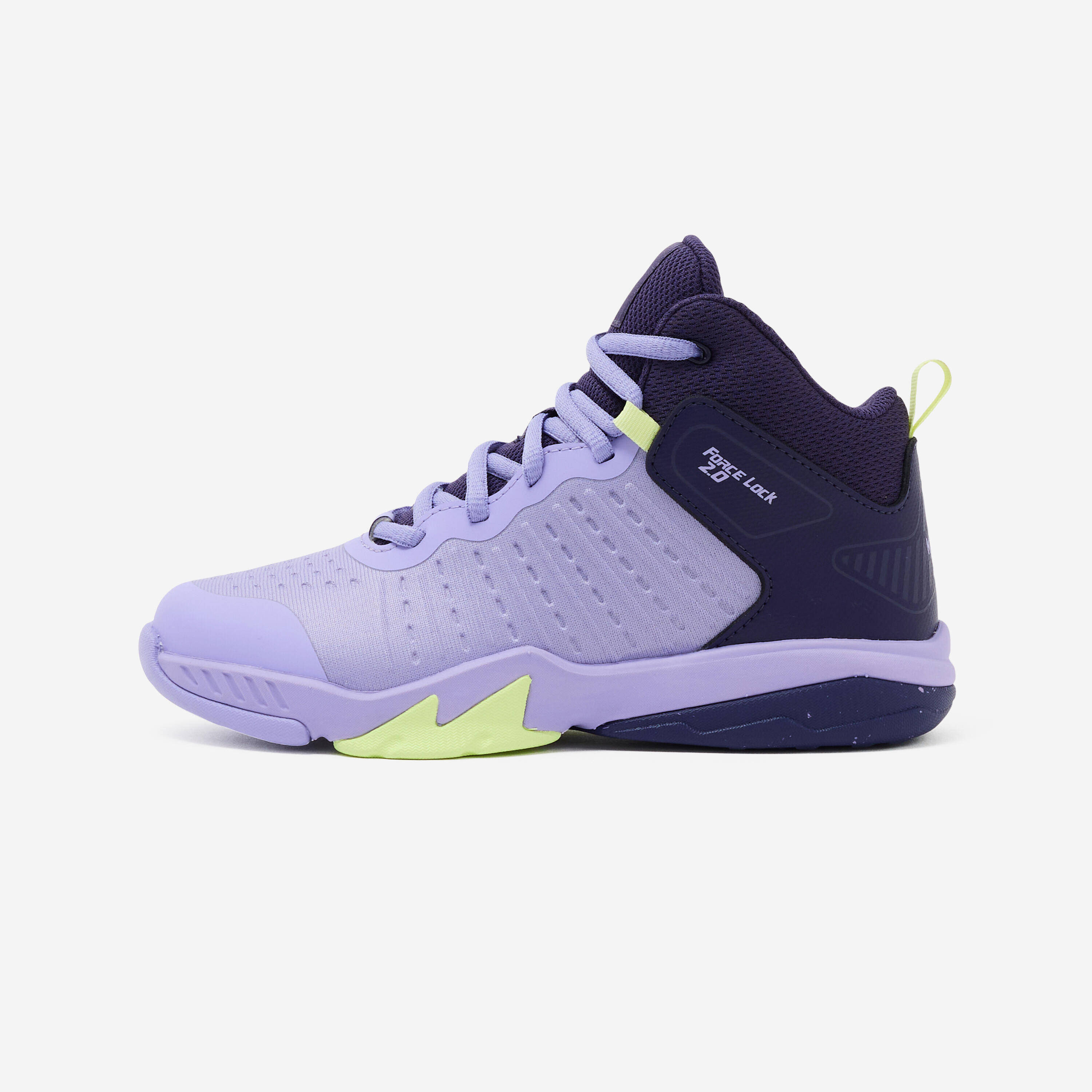 Kids' Basketball Shoes SS500 High Junior - Purple -  1