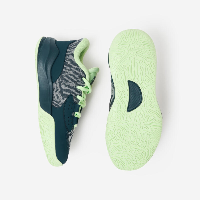 Încălțăminte de baschet NBA Boston celtics - FAST 900 LOW Negru-Verde, Copii