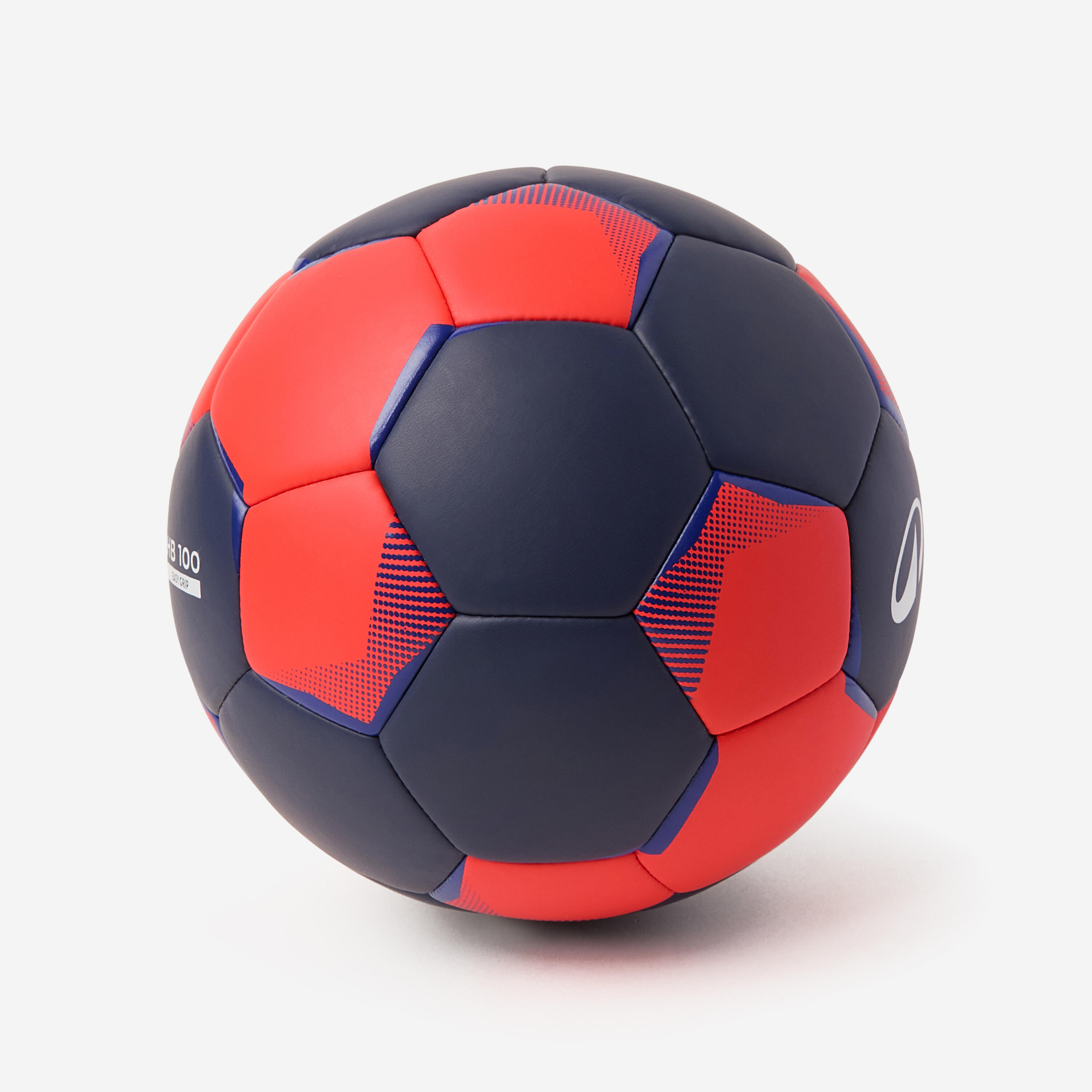 Pilota d'handbol talla 2, H100 Easygrip blau taronja 2/8