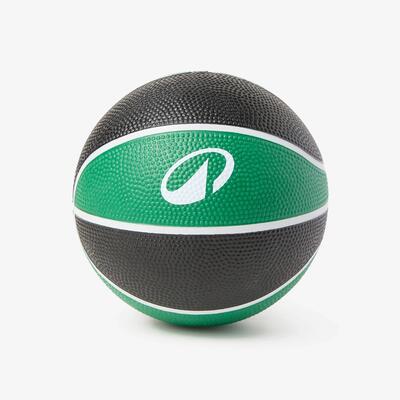 Mini pallone basket K100 taglia 1 lilla-rosa