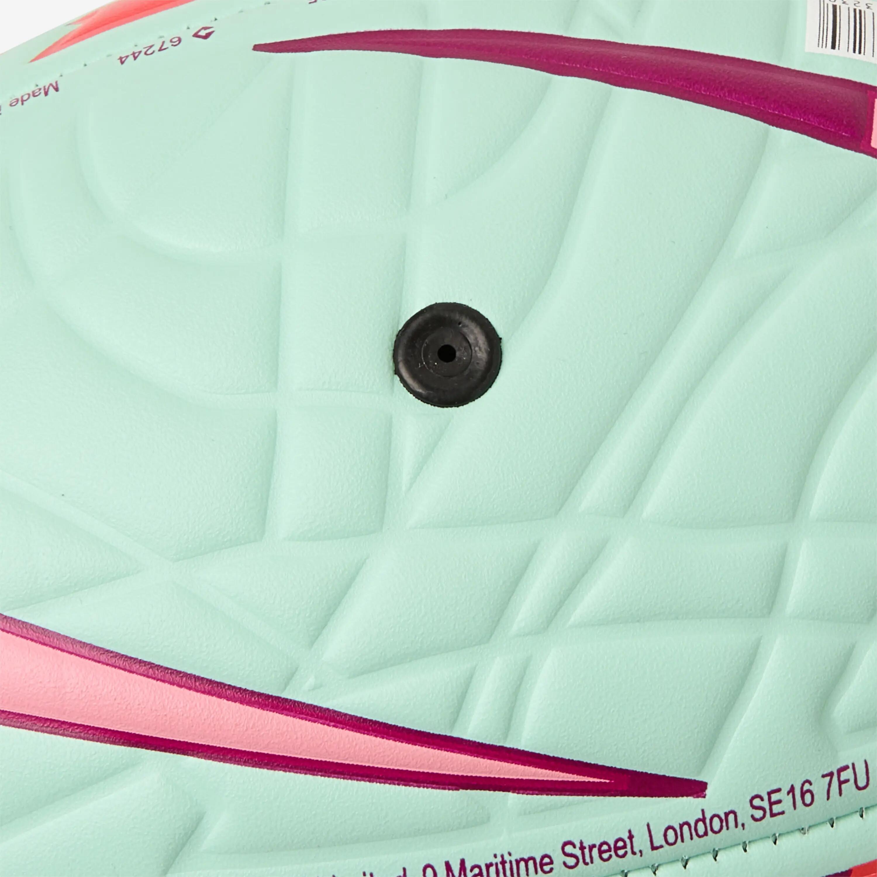 Mini balón de rugby playa, talla 2 mini,, Midi City rosa blanco 5/5
