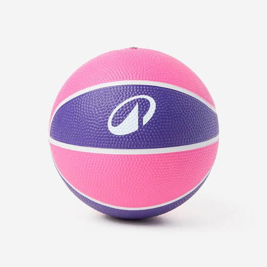 Mini ballon de basketball taille 1 enfant, K100 Violet Rose