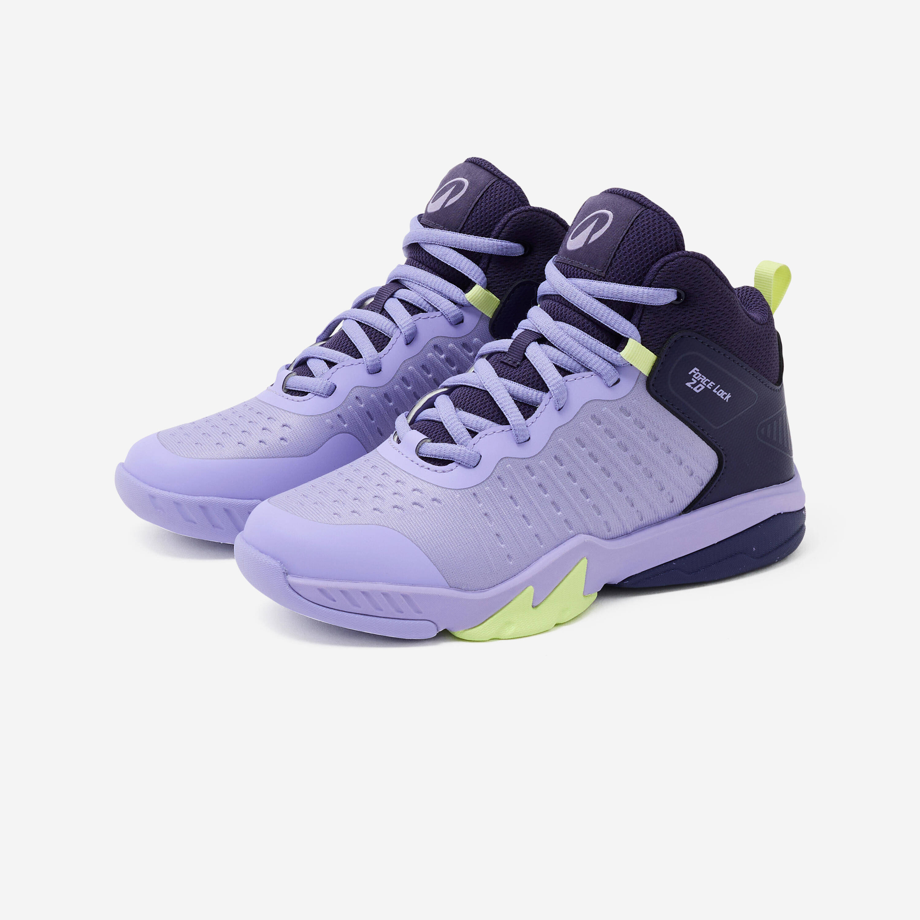 Kids' Basketball Shoes SS500 High Junior - Purple -  2