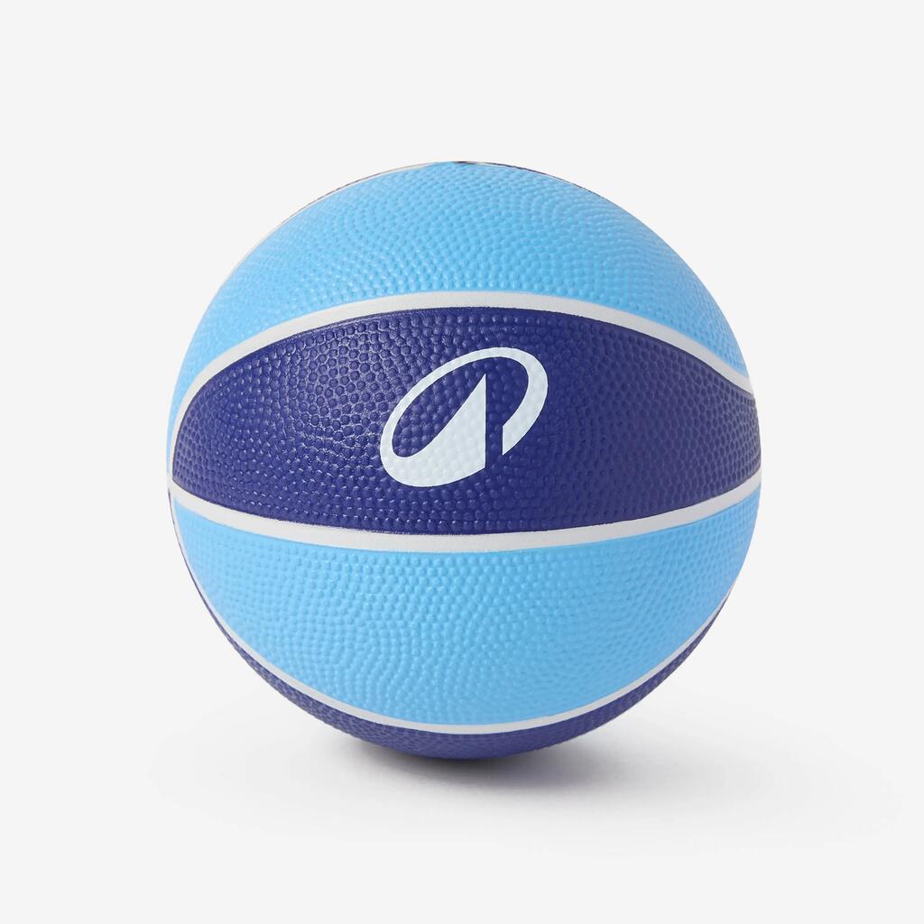 Mini ballon de basketball taille 1 Enfant - K100 Rubber bleu