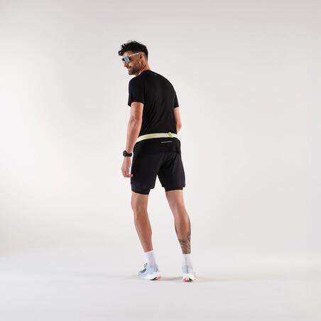 Пояс для бігу Kiprun Basique 2 для смартфону жовтий