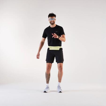 Пояс для бігу Kiprun Basique 2 для смартфону жовтий