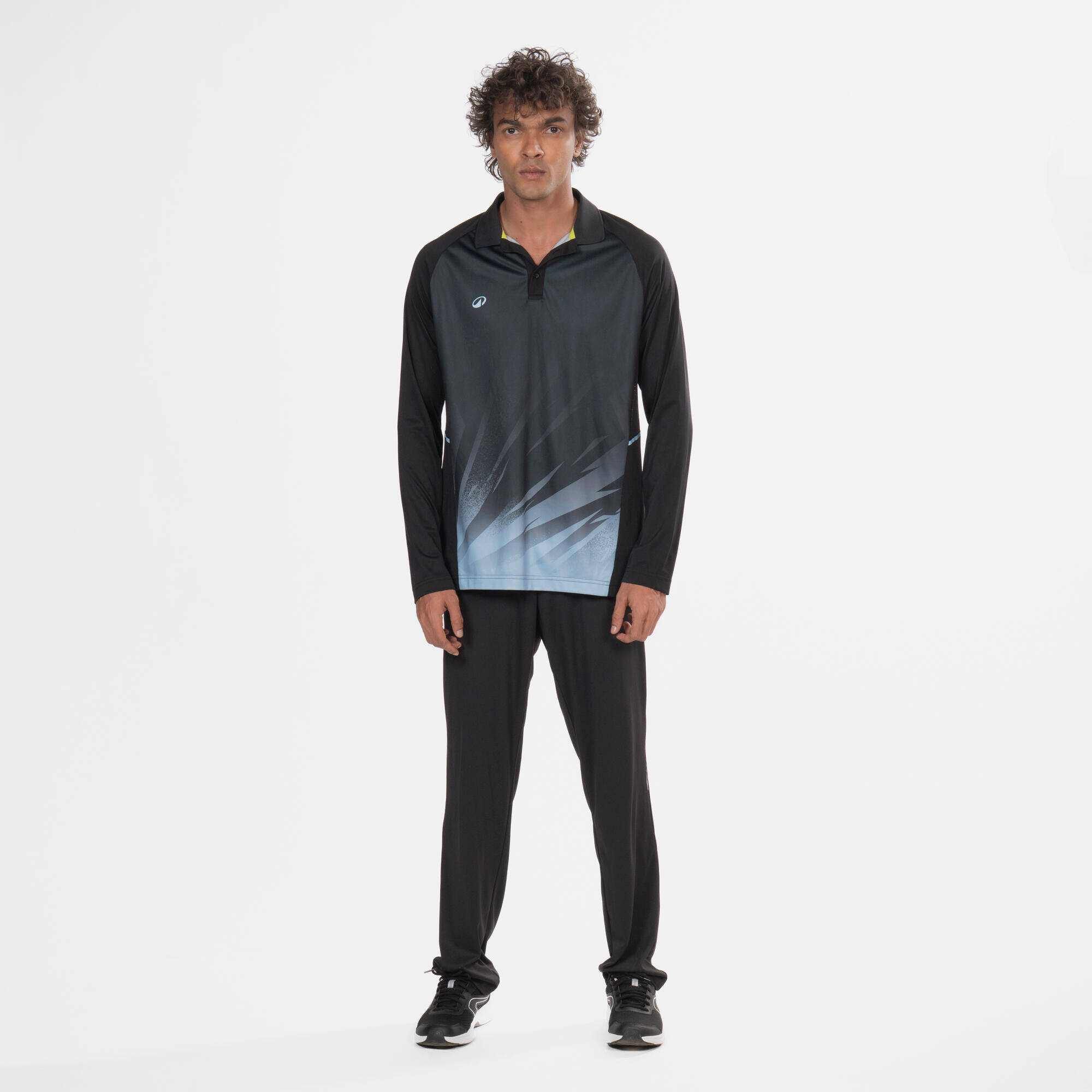 CRICKET POLO CP 500 FULL SLEEVE POLO MEN BLACK -  3