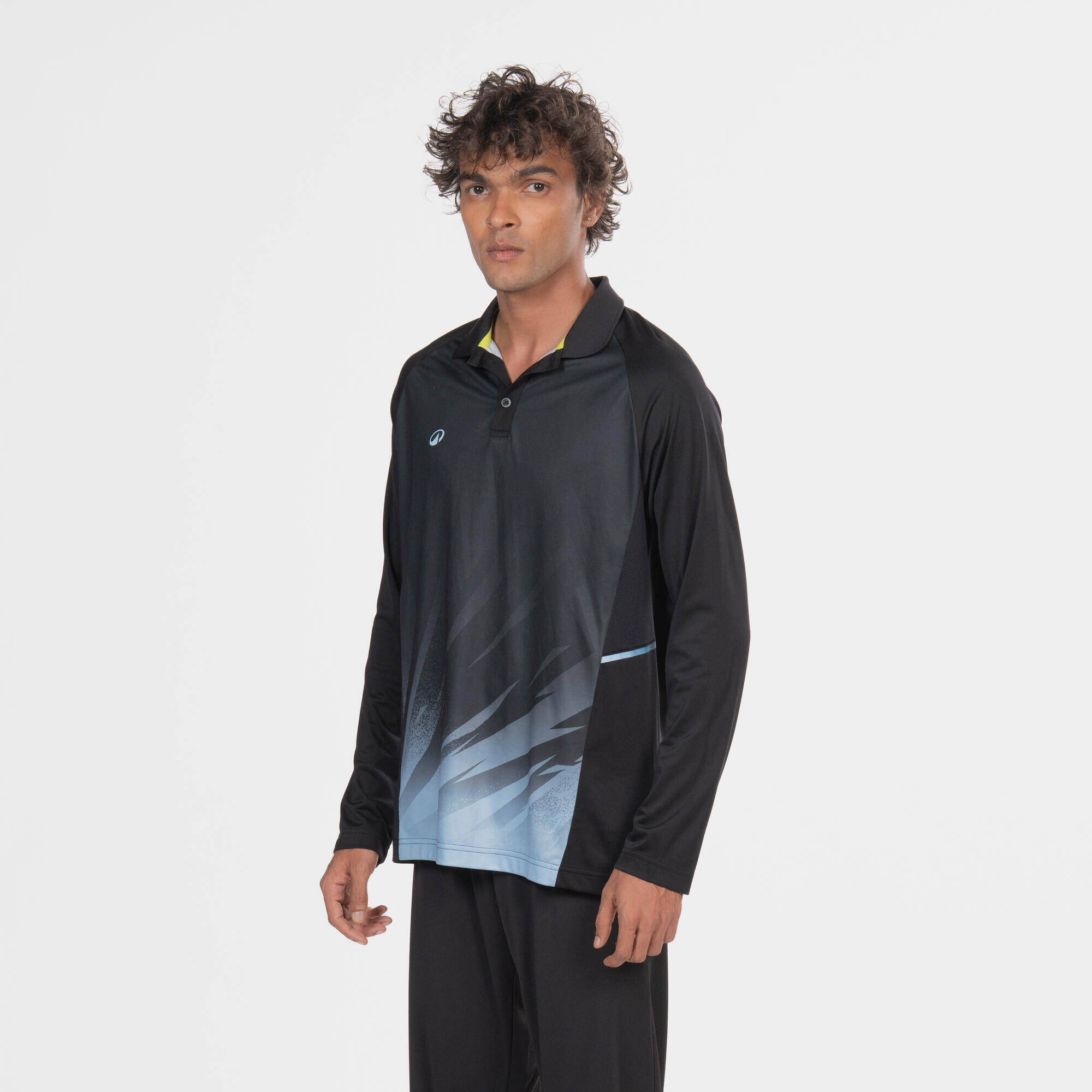 CRICKET POLO CP 500 FULL SLEEVE POLO MEN BLACK -  2