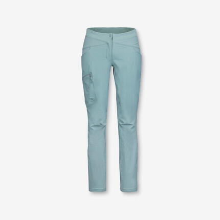 Pantalon d'escalade souple femme, Vertika bleu