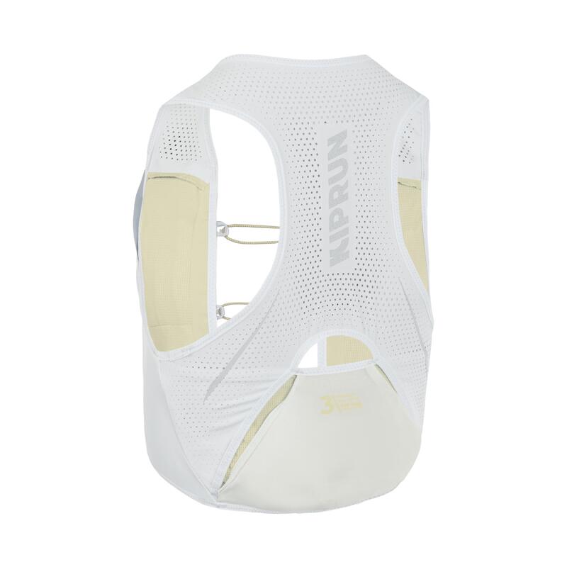 Vestă de hidratare 3L alergare competiție Kiprun 900 RACE Alb-Galben