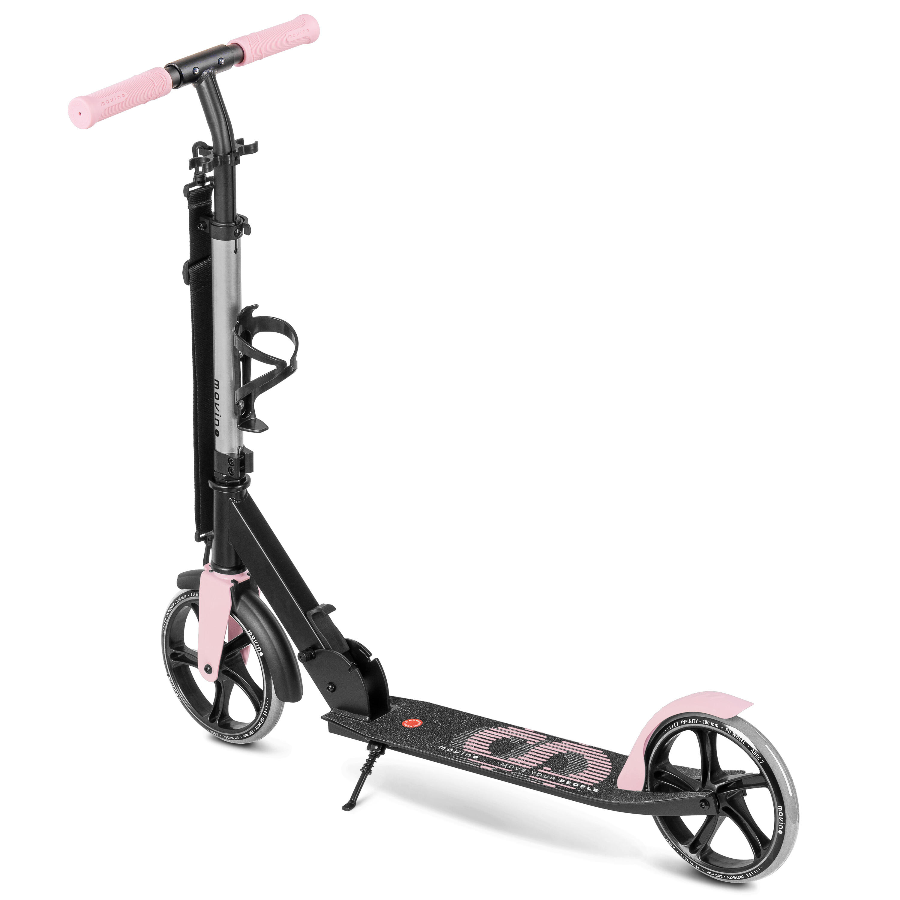 Hulajnoga miejska Movino Infinity Pink 3,5 kg + pasek 4/8