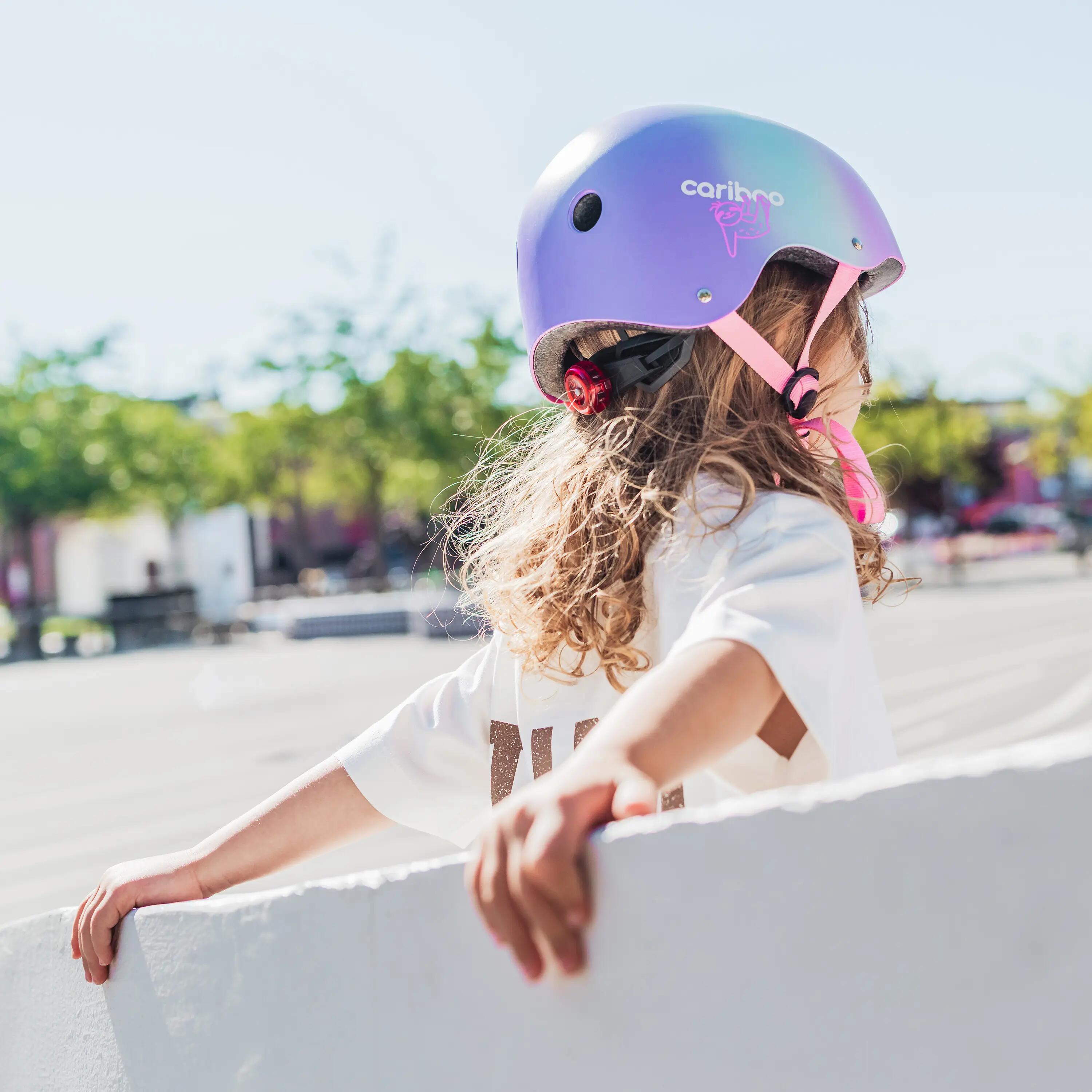 Kask rowerowy dla dzieci Cariboo Rainbow XS/S 48-52 cm 7/8