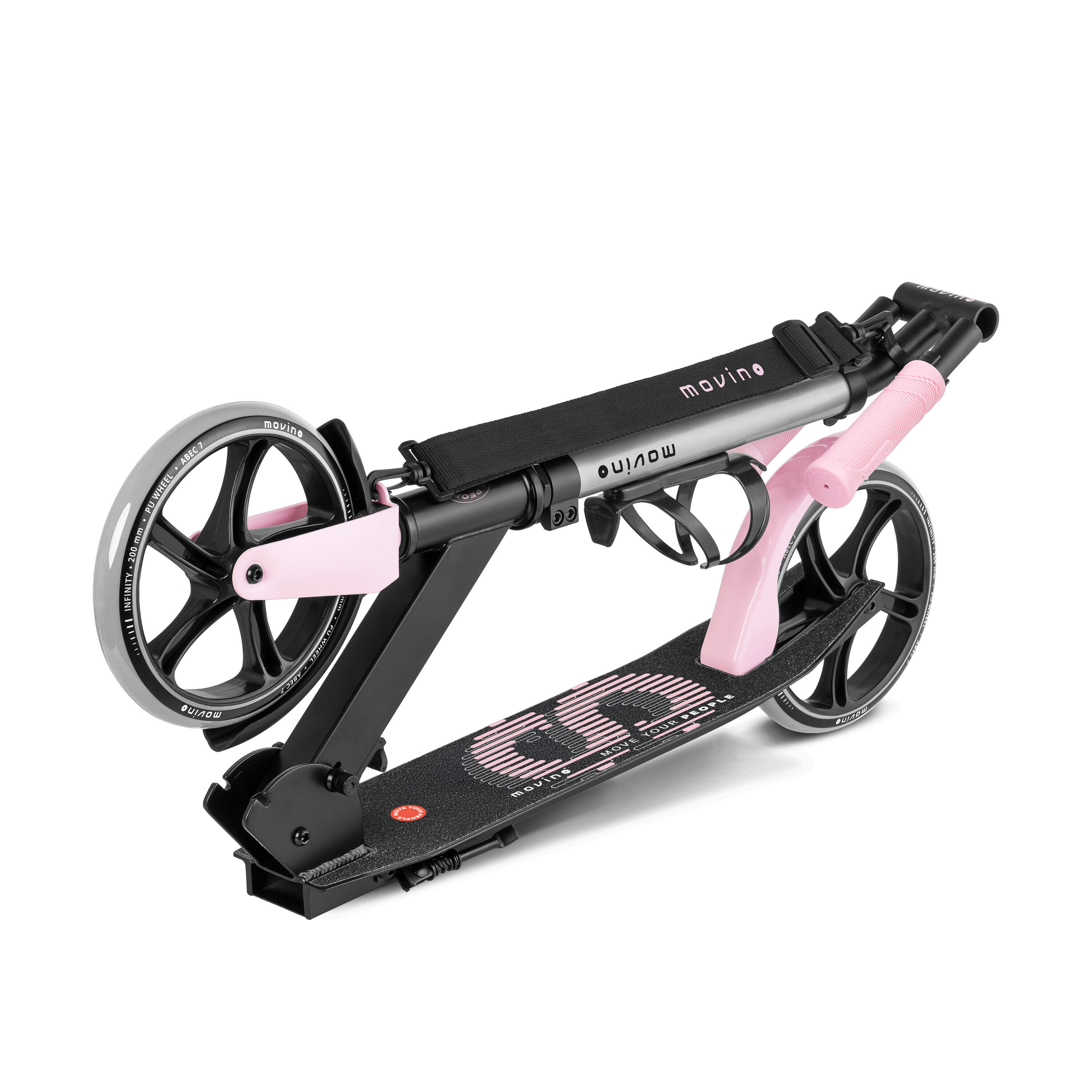 Hulajnoga miejska Movino Infinity Pink 3,5 kg + pasek 7/8