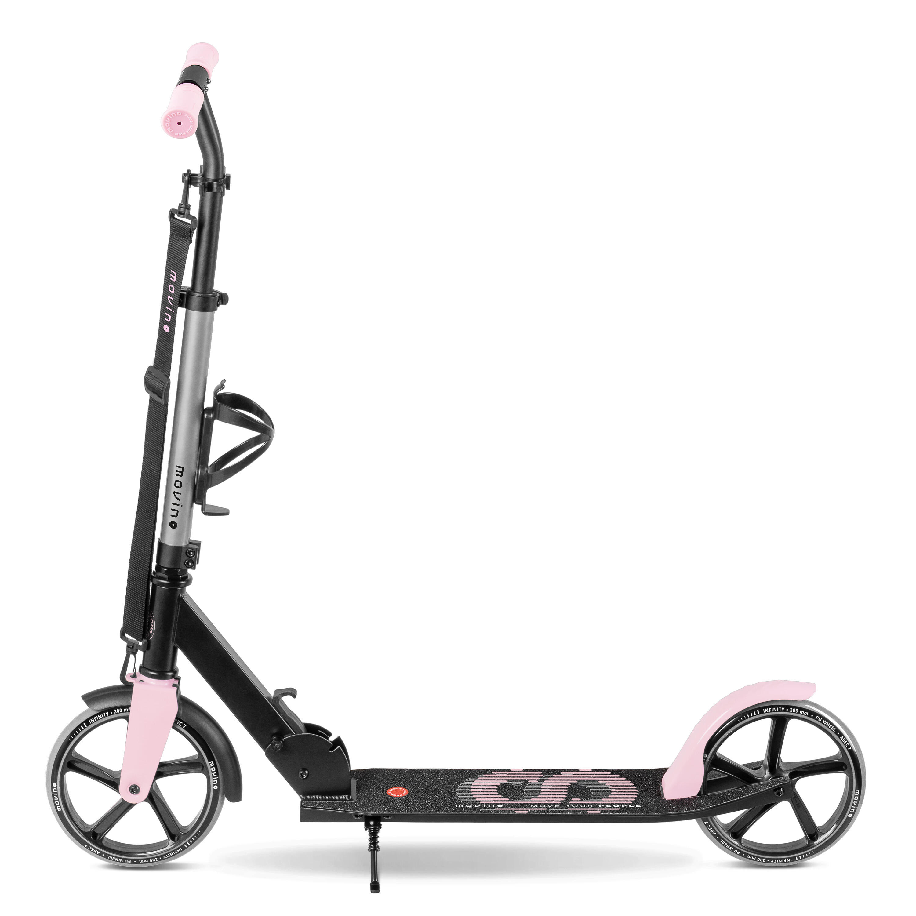 Hulajnoga miejska Movino Infinity Pink 3,5 kg + pasek 3/8