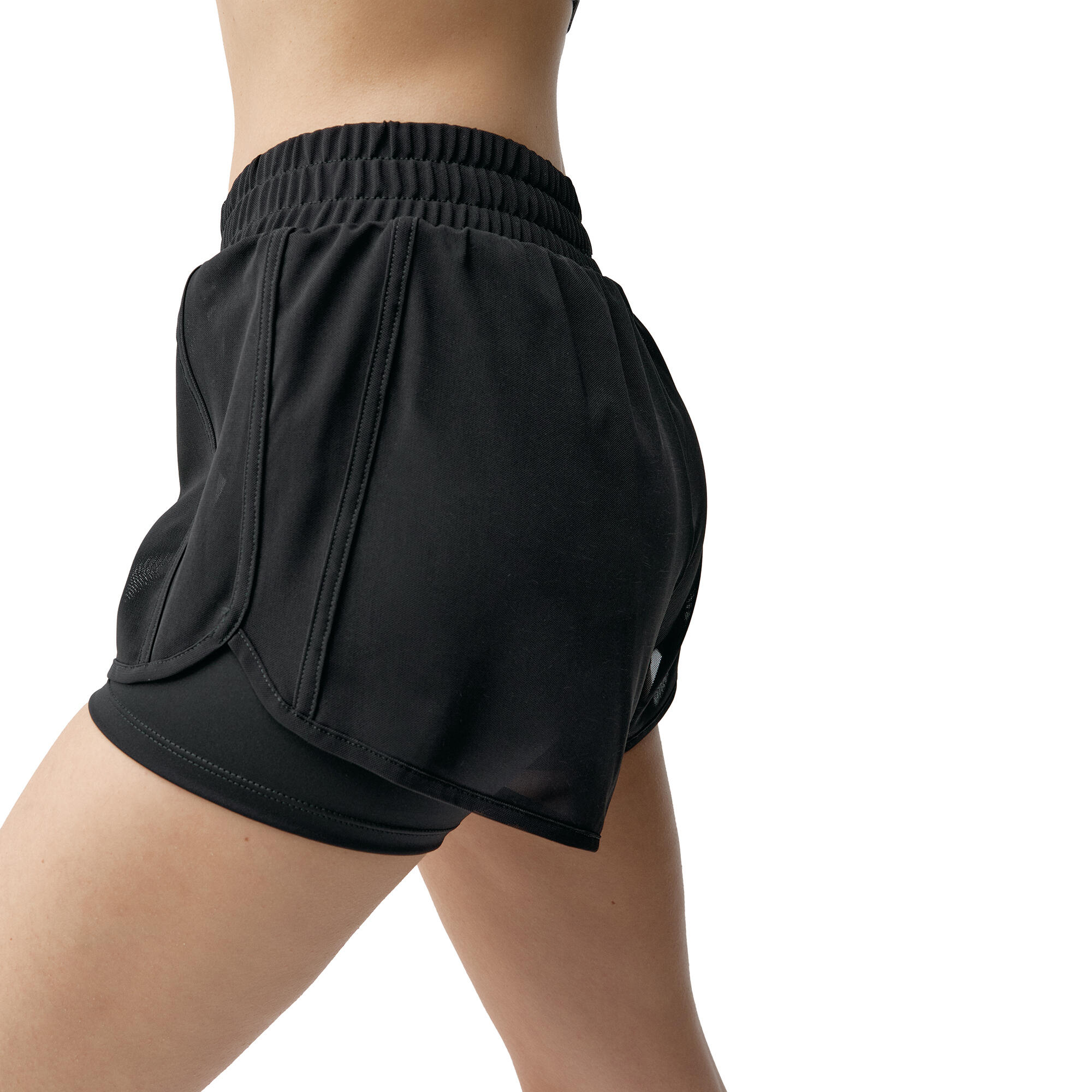 Short corto mujer 2 en 1 negro Born Living Yoga Padma 3/5