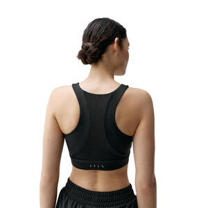 Sujetador deportivo sujeción alta Mujer Born living yoga Padma negro