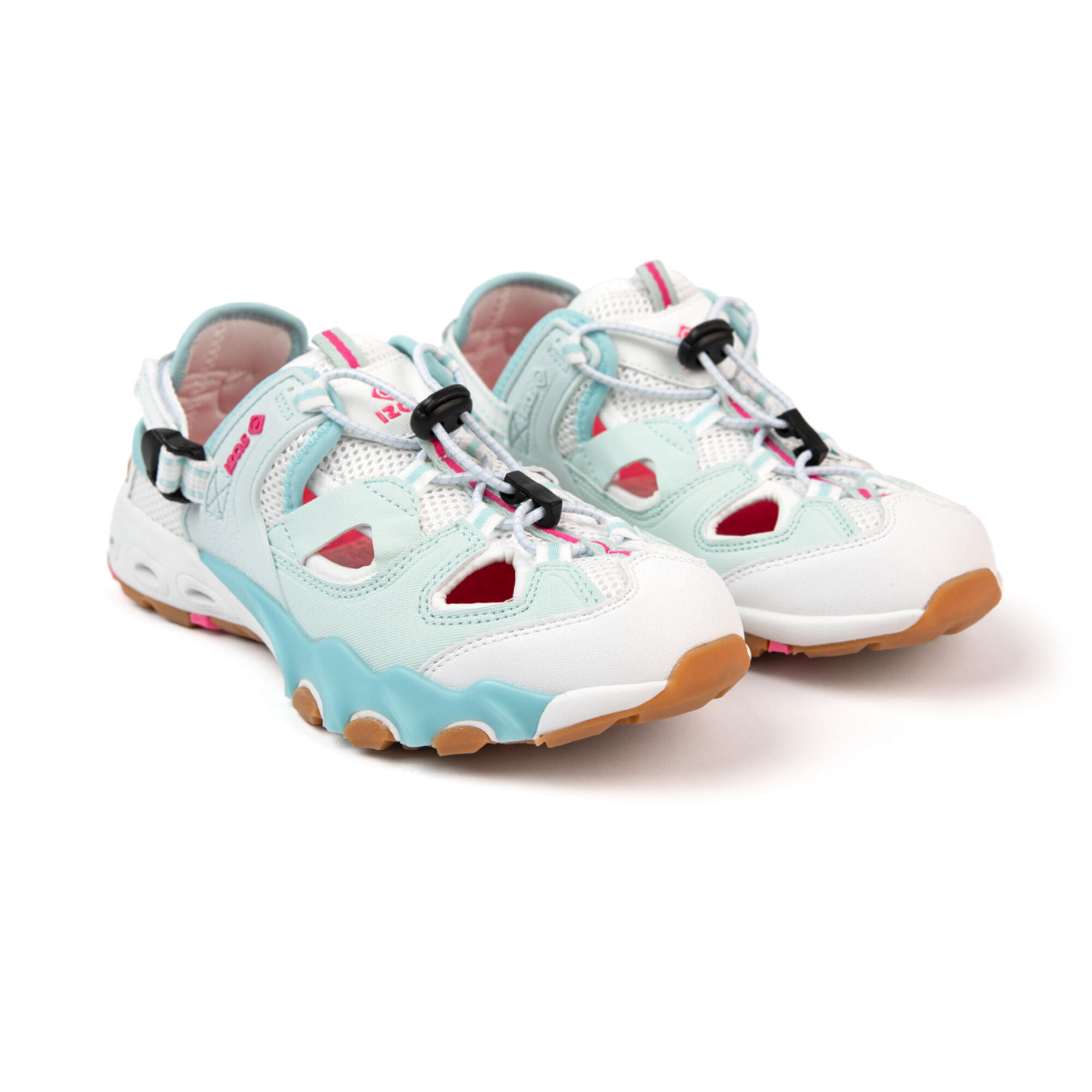 Sandalias cerradas de montaña y trekking Niños Izas Penk V3 rojo 2/5