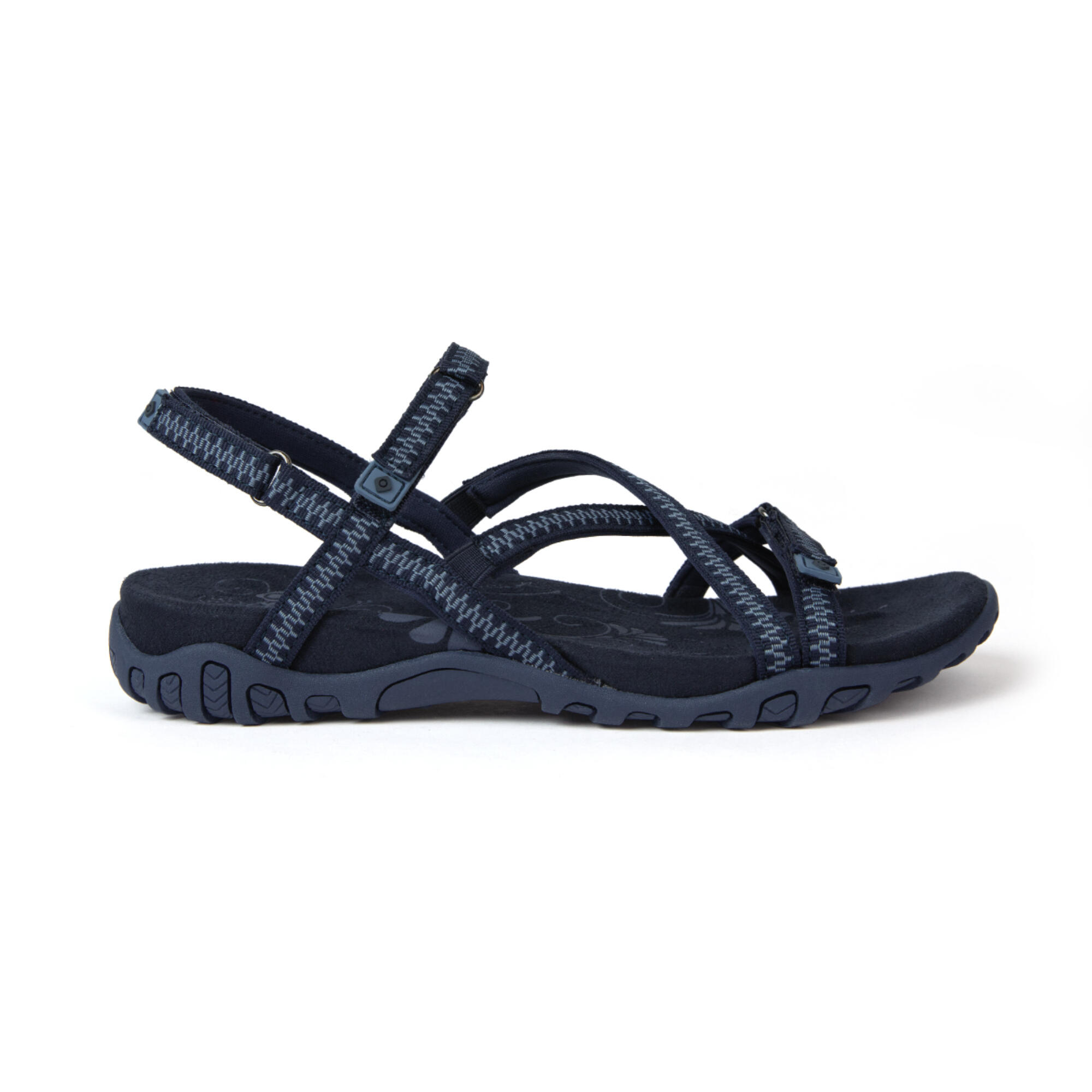 Sandalias de montaña y trekking Mujer Izas Kenia V4 azul oscuro 5/5