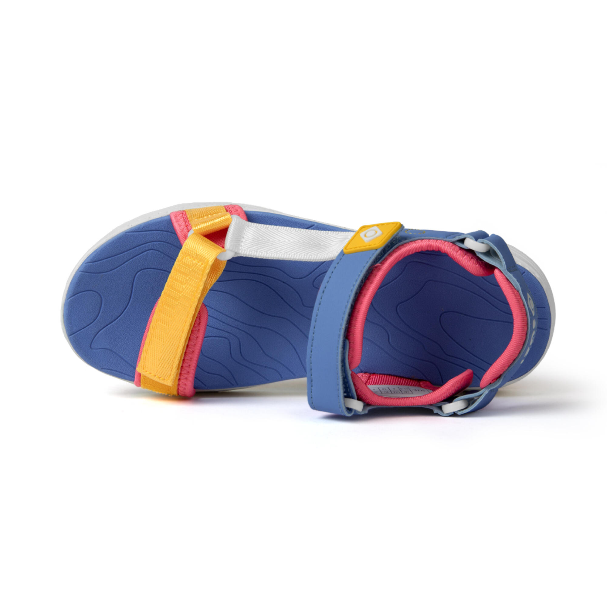 Sandalias de montaña Mujer Izas Poitiers azul multicolor 2/4