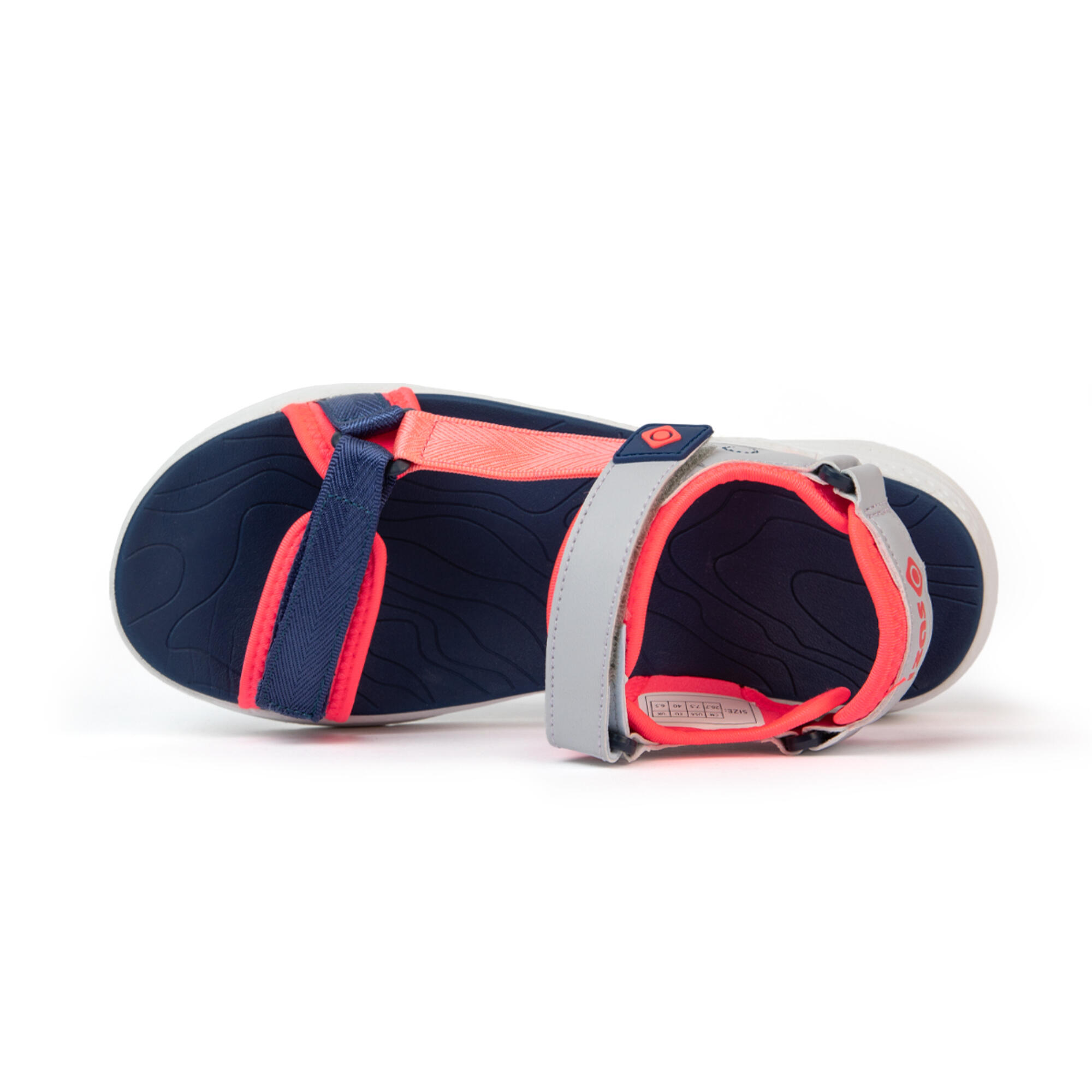 Sandalias de montaña Mujer Izas Poitiers gris 3/5