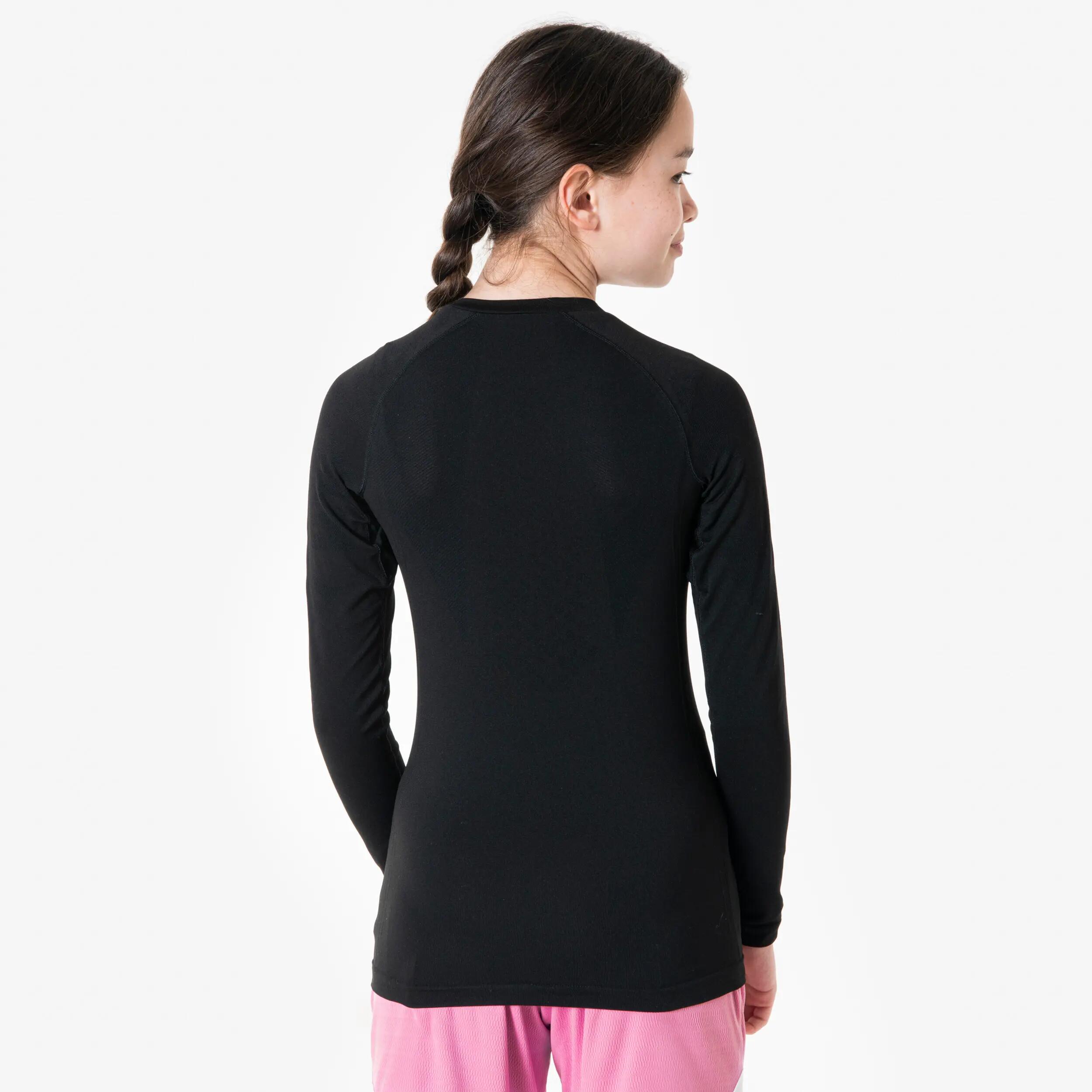Kids’ Long-Sleeved Seamless Basketball Base Layer Top 4/6