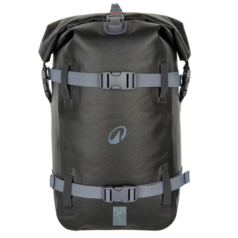 Waterproof backpack 20L in black
