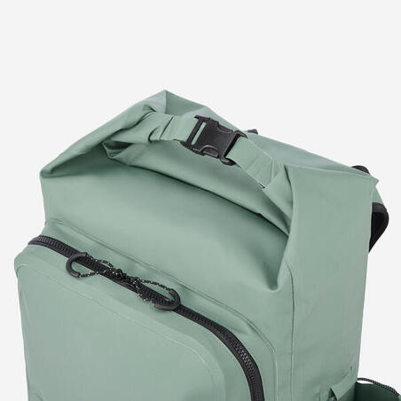 Рюкзак для серфінгу 500 водонепроникний IPX6 30 л хакі