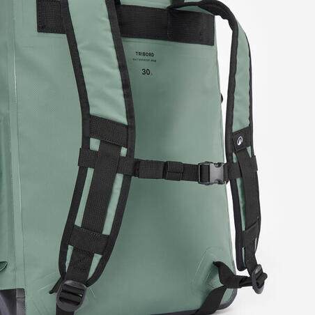 Рюкзак для серфінгу 500 водонепроникний IPX6 30 л хакі