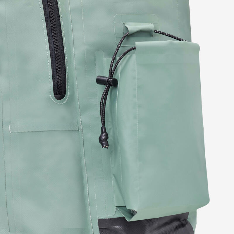 Rucsac etanș sporturi de apă 30 l, IPX6 500 kaki