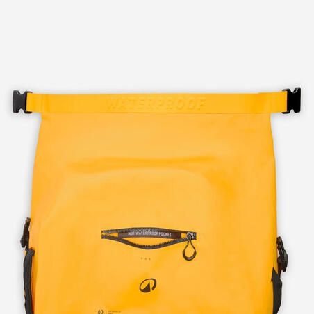 Сумка герметична IPX6 40 л жовта