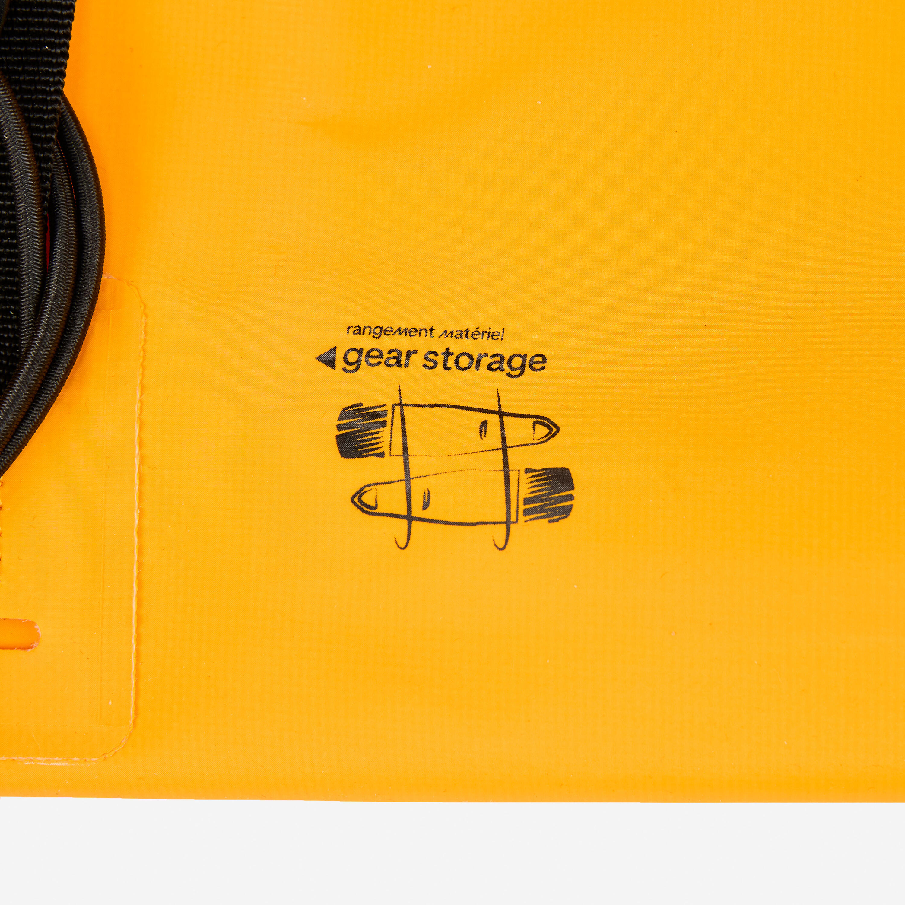 Sac de voyage étanche sports d’eau 40 L, IPX6 jaune 7/20