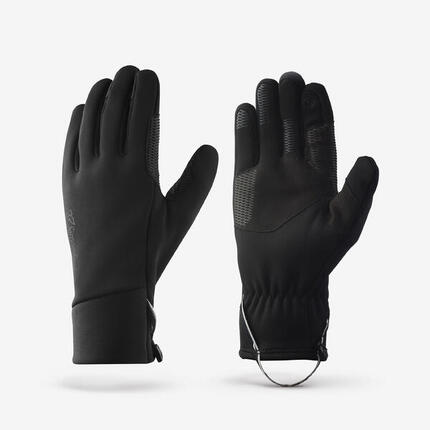 Gants chauds et tactiles de trekking adulte, MT500 noir