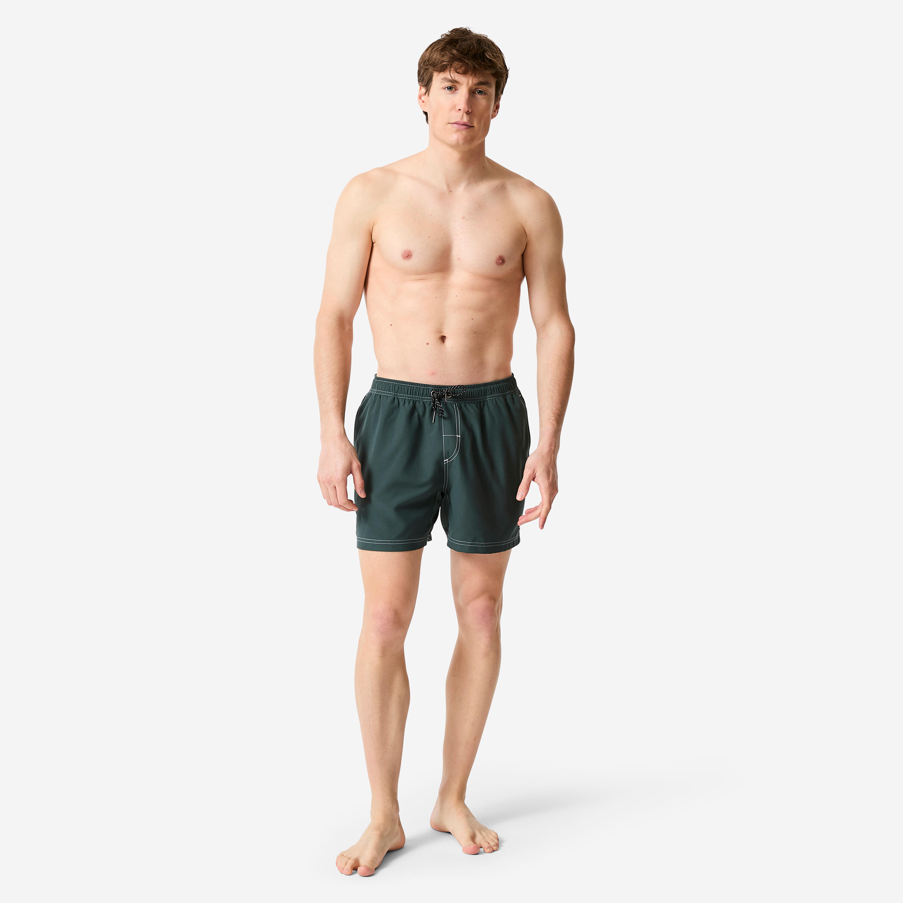 Costume mare surf uomo 100 HEGOA corto verde 2/7