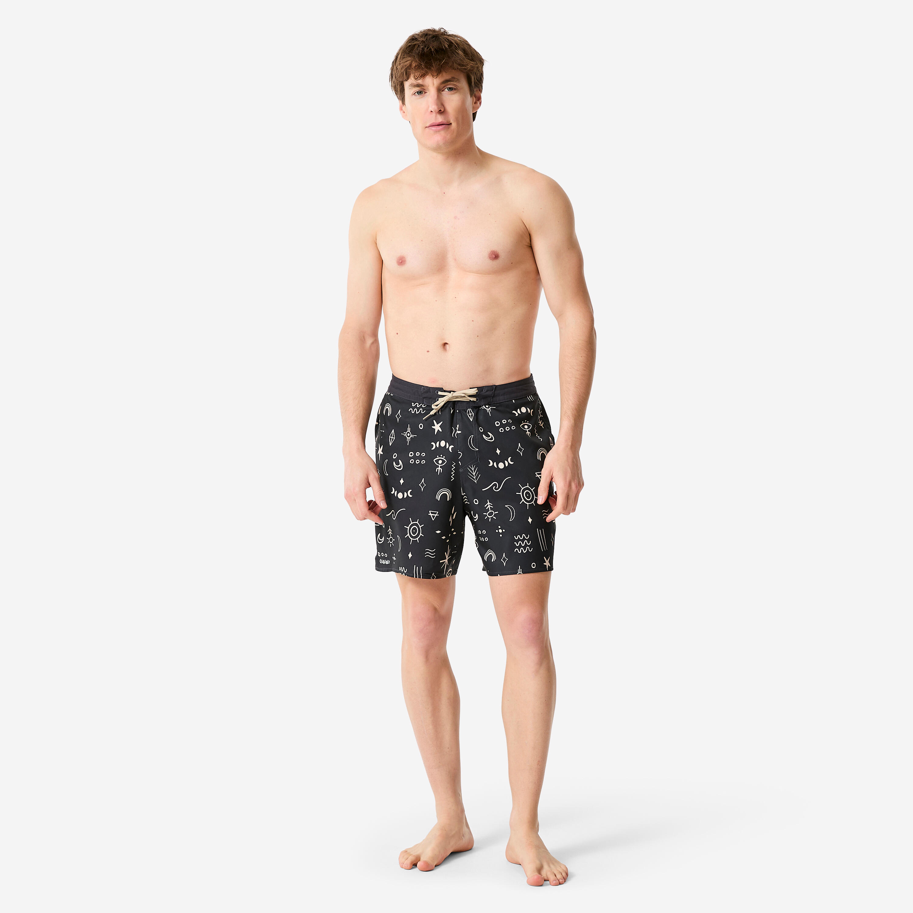 Spodenki surfingowe męskie Decathlon 100 Symbol 18"