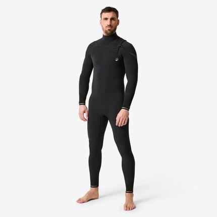 Neoprenanzug Surfen Herren 900 4/3 mm schwarz