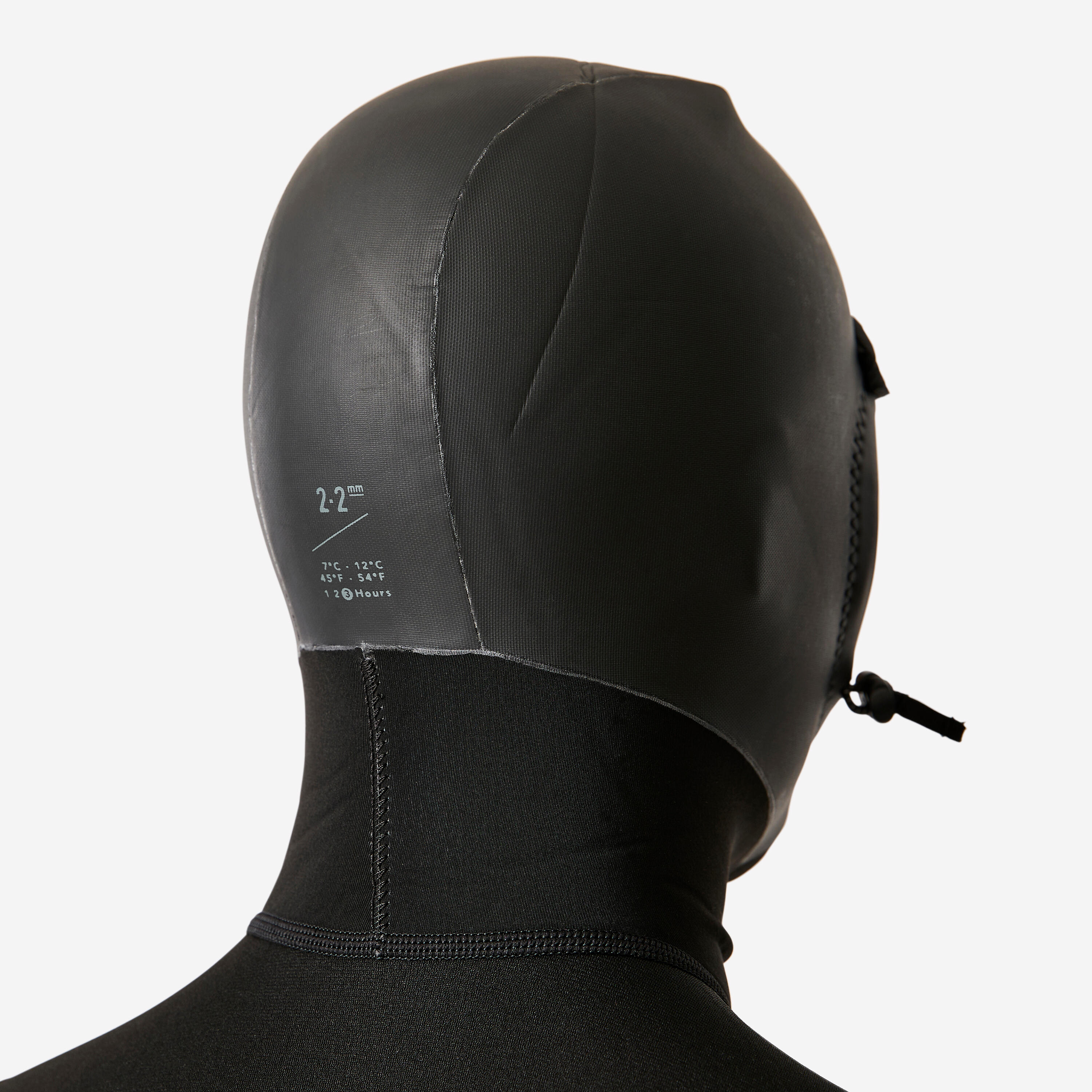 Top néoprène 1 mm avec cagoule surf 2 mm intégrée 6/7