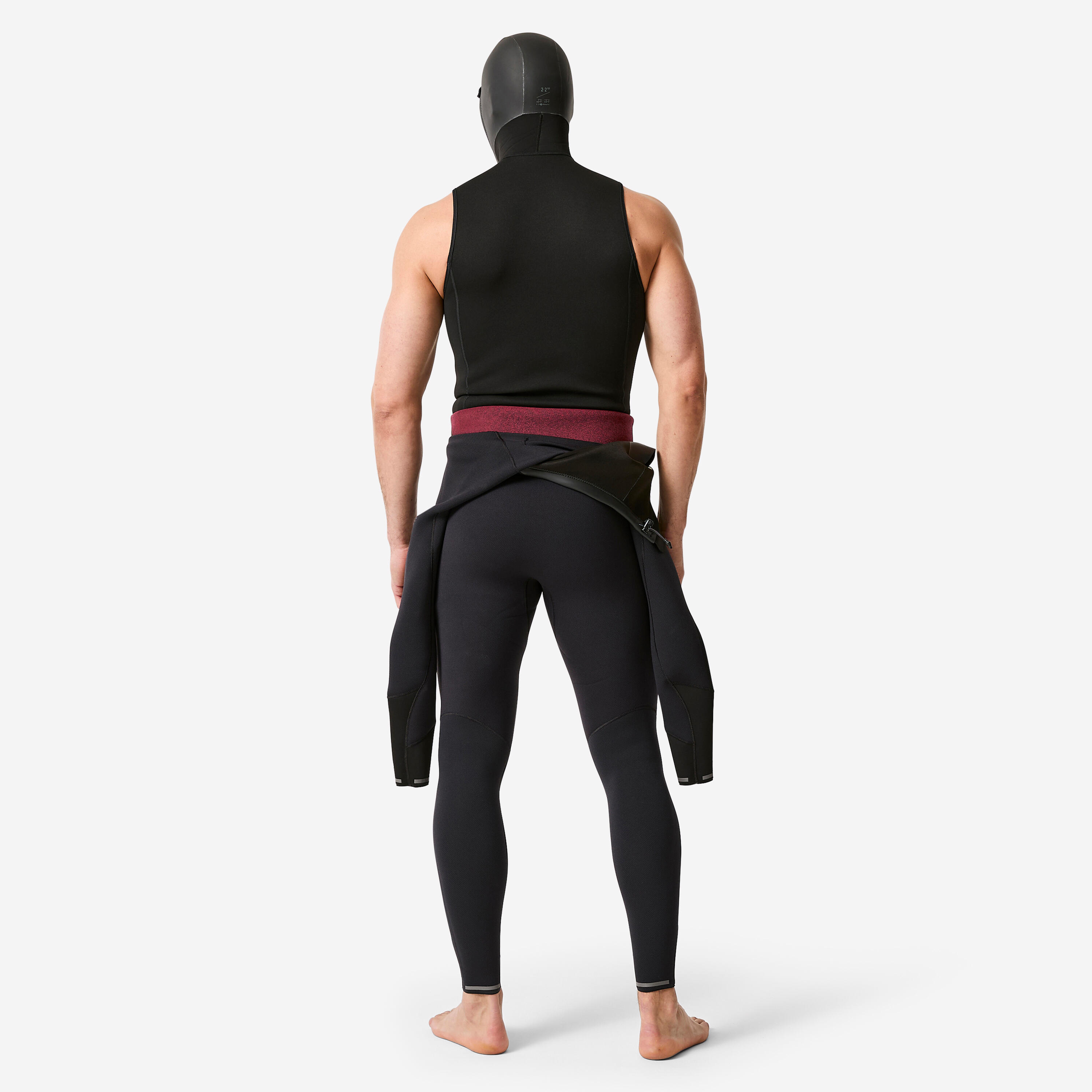 Top néoprène 1 mm avec cagoule surf 2 mm intégrée 2/7