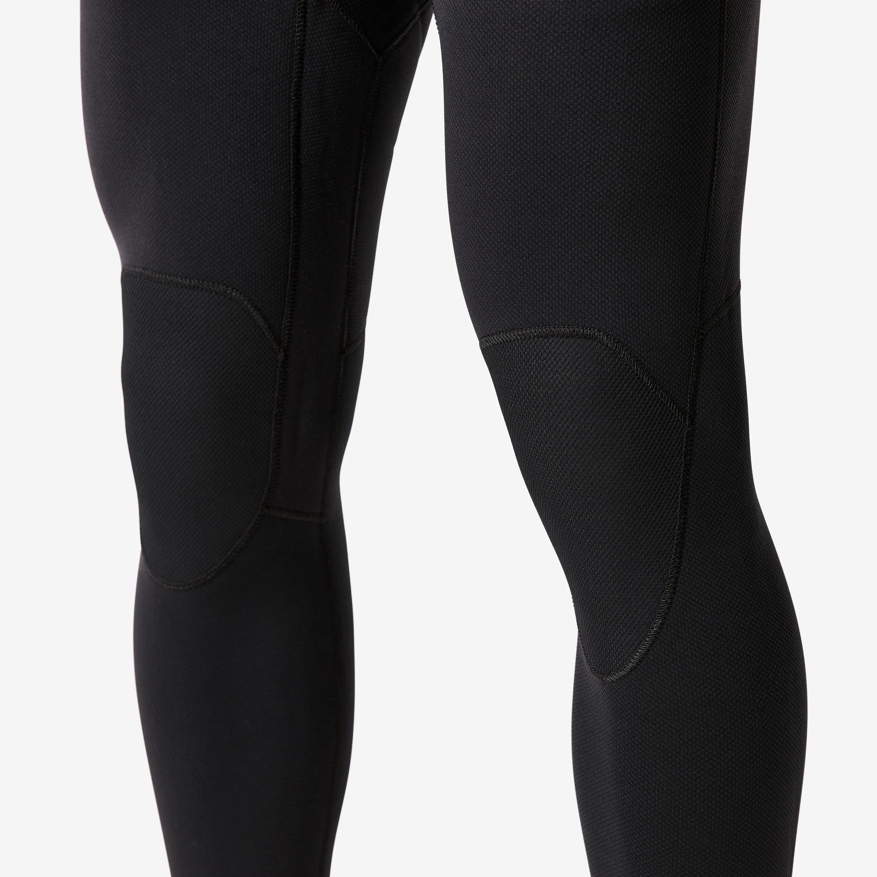 Fato de surf 4/3mm em borracha natural homem, 900 preto 10/10