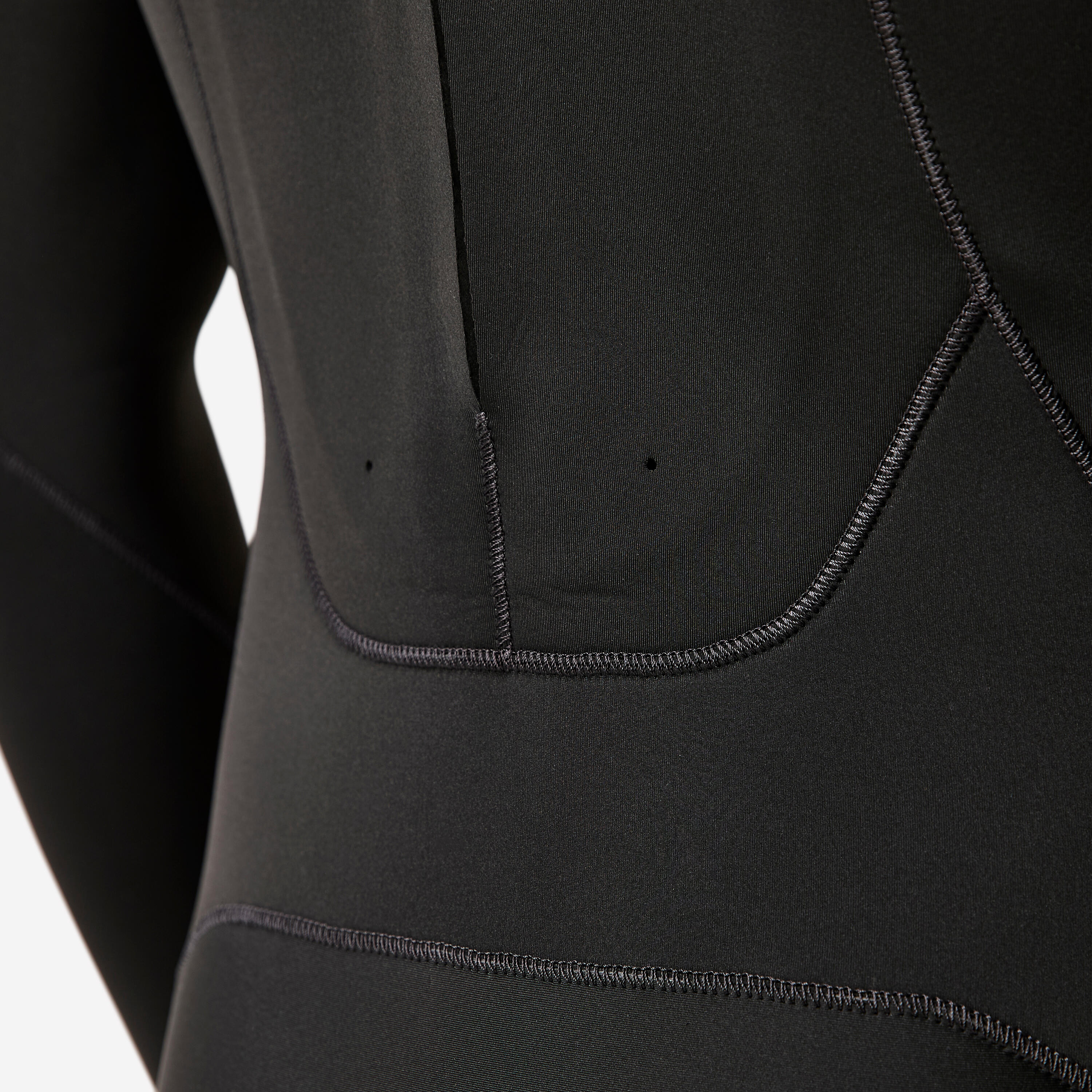 Neoprenanzug Surfen Herren Neopren 4/3 mm 500 schwarz 11/11