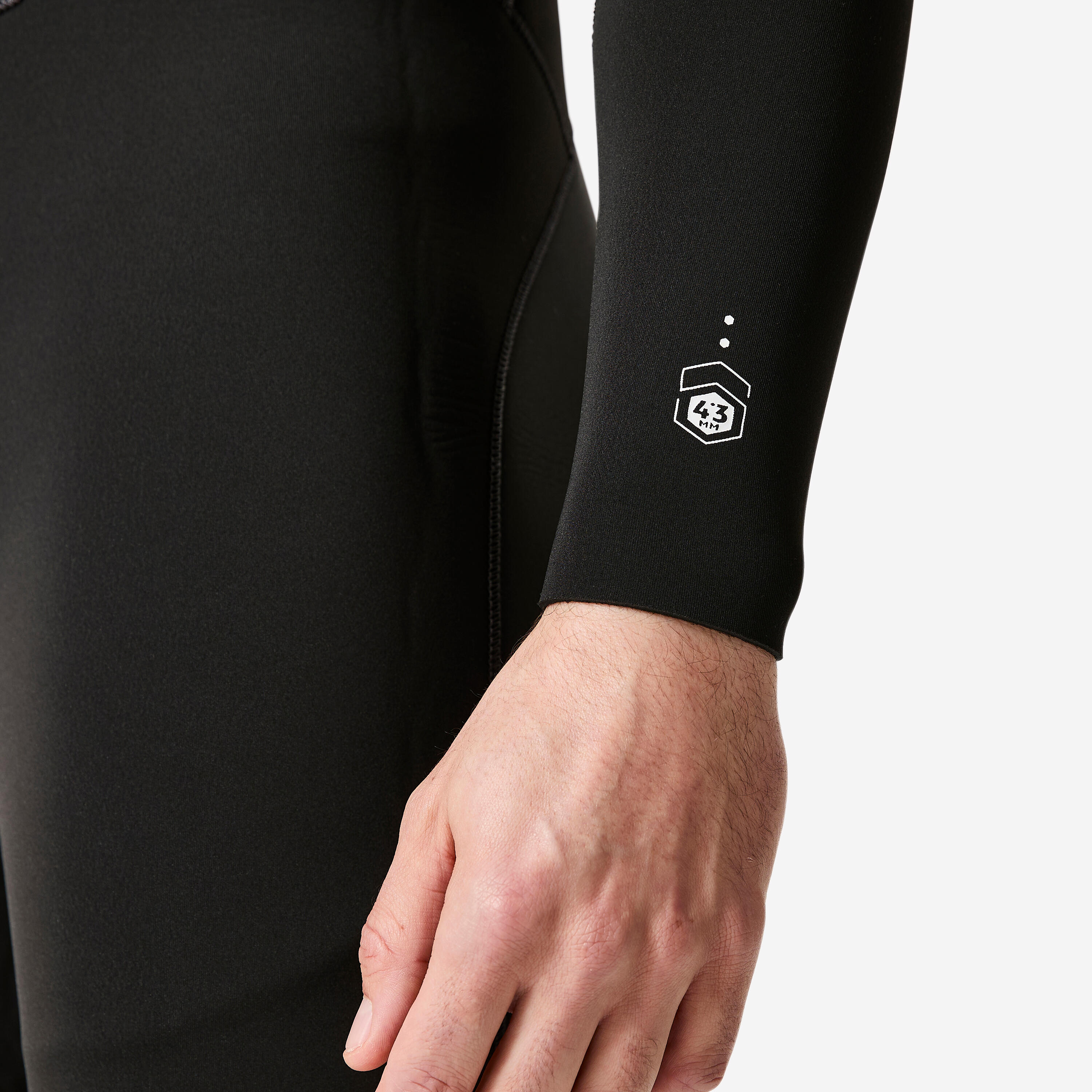 Neoprenanzug Surfen Herren Neopren 4/3 mm 500 schwarz 10/11