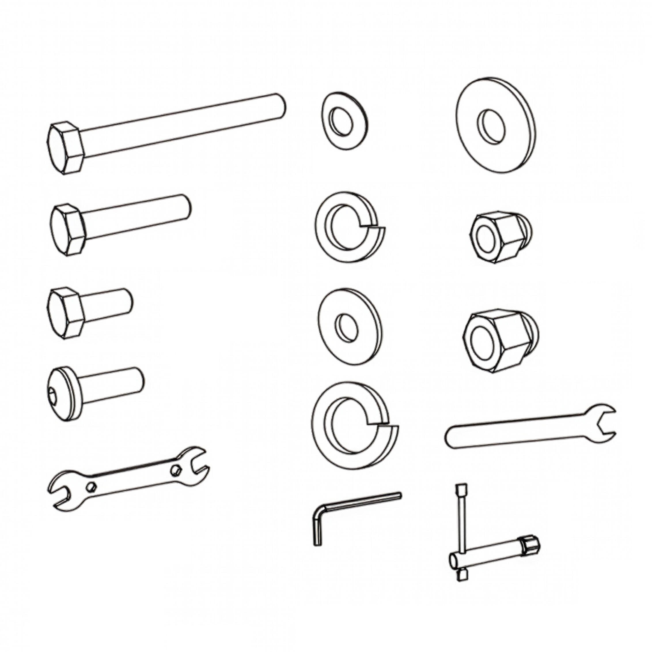 Kit de suruburi pentru masa de tenis de masa PPT Collective (SAV)