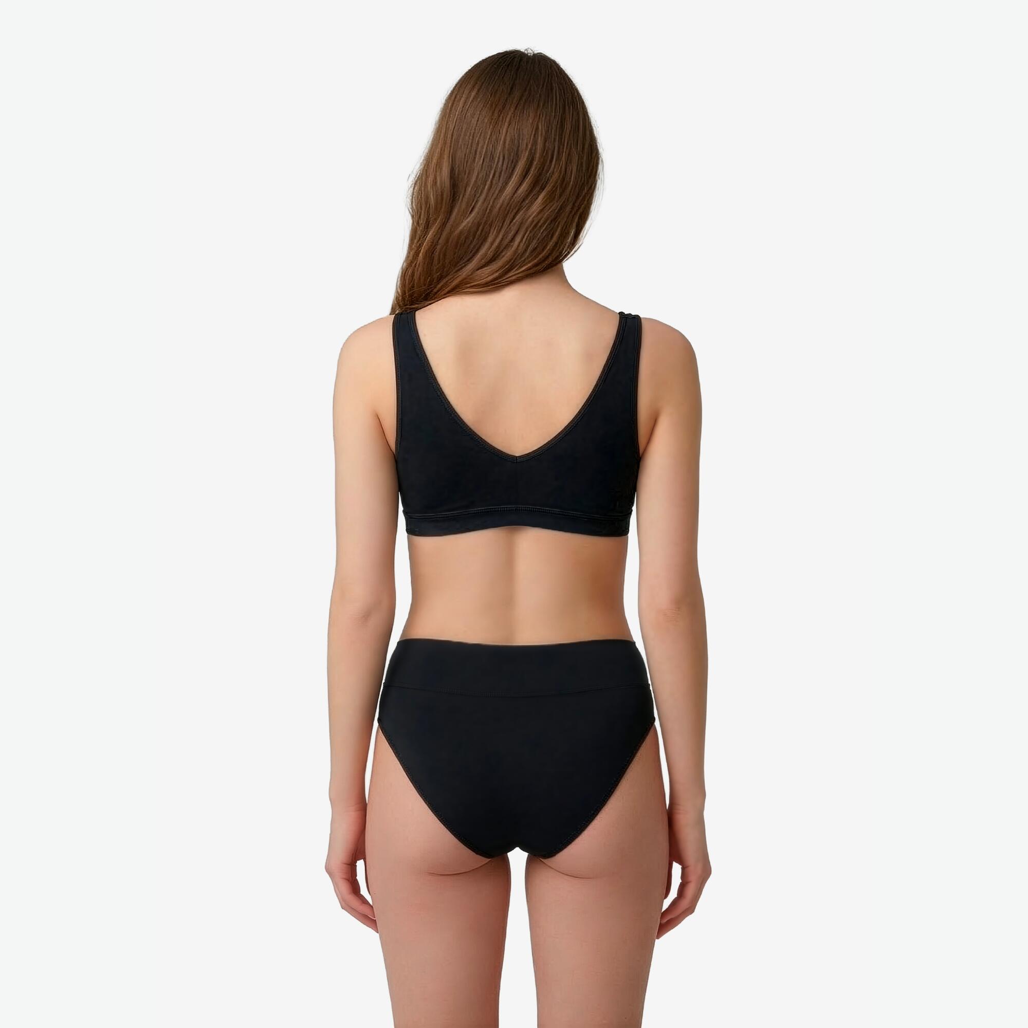 Seconde vie - Bas de maillot de bain menstruel taille haute 2/4
